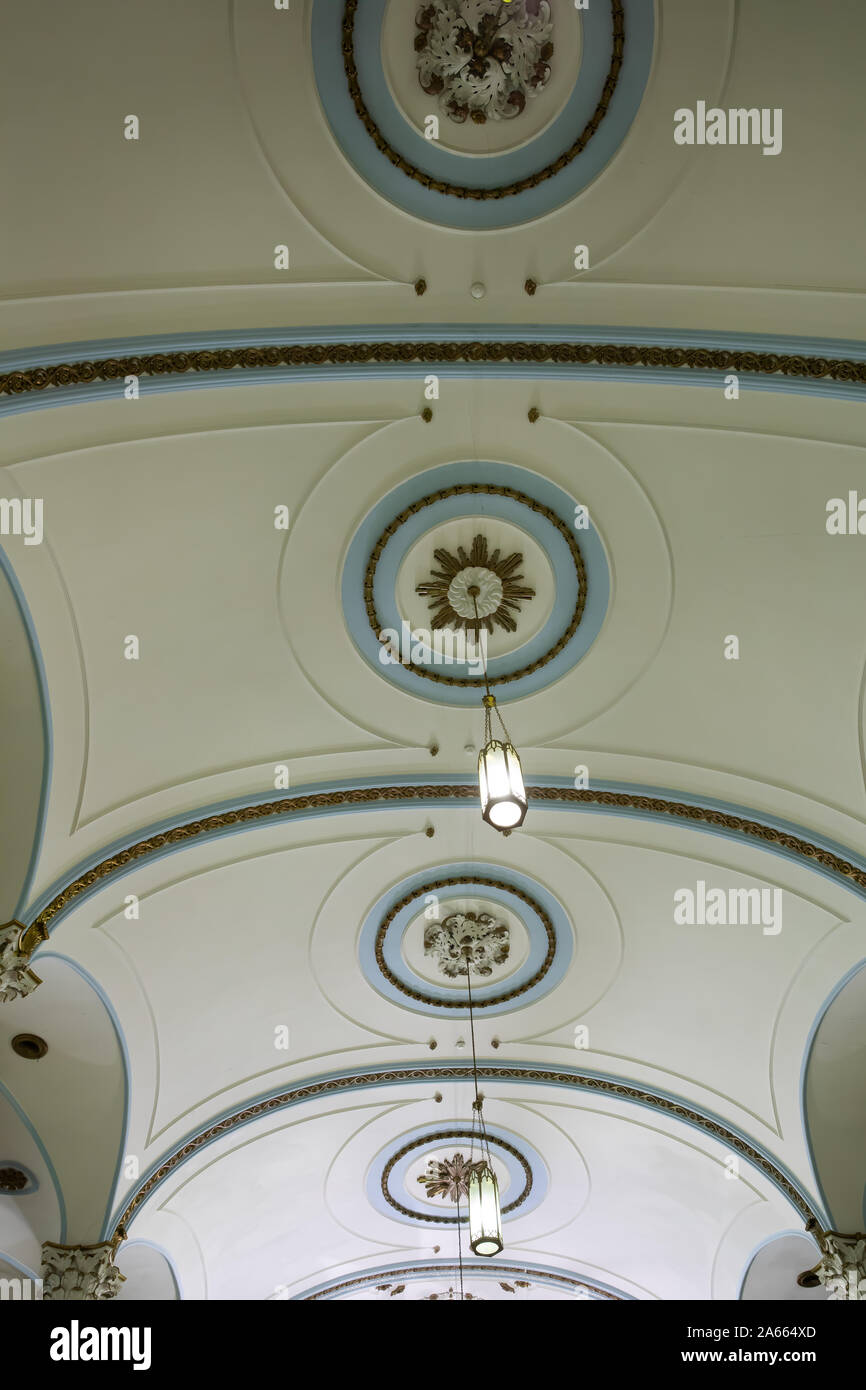 L'intérieur de cathédrale Saint-François-Xavier à Saguenay, Canada Banque D'Images