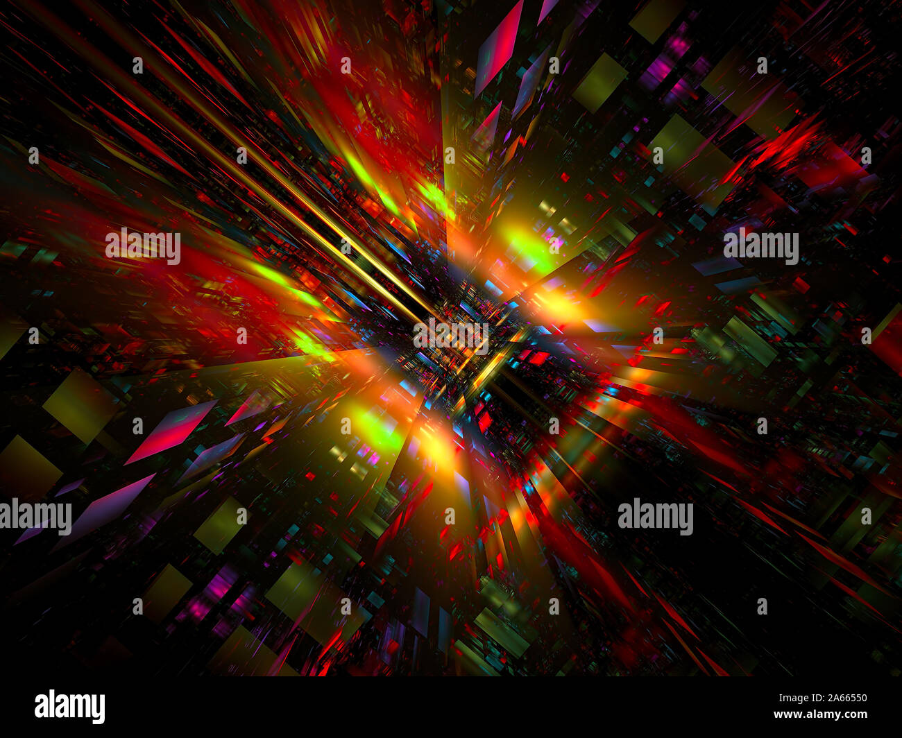 Abstract dark style tech background - création numérique 3d illustration Banque D'Images