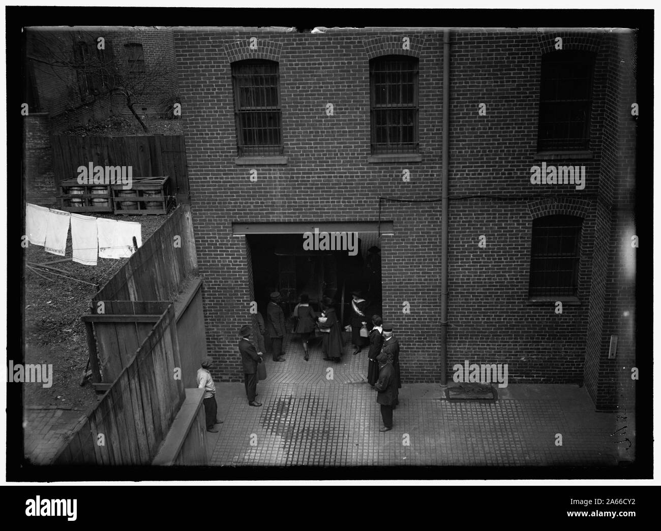 Femme AU SUFFRAGE UNIVERSEL. En prison Banque D'Images