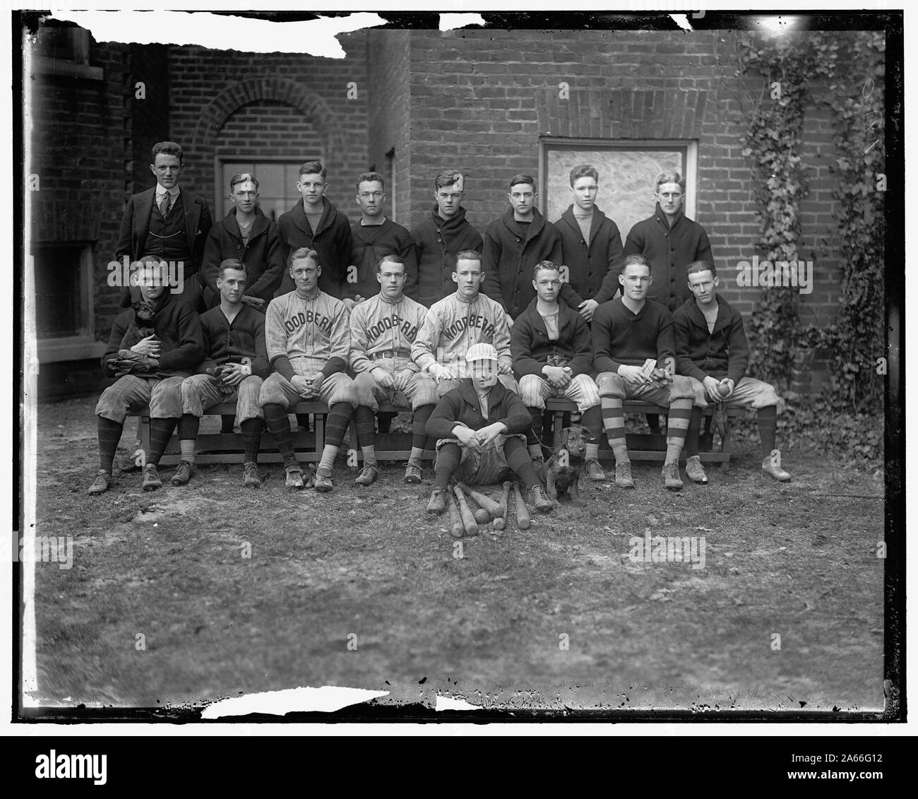 WOODBERRY FORÊT. L'équipe de baseball Banque D'Images