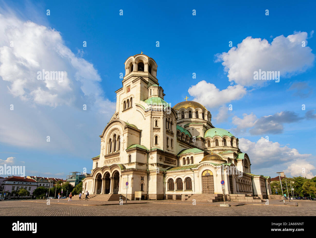 Saint cathédrale Alexandre Nevski, à Sofia. Bulgarie Banque D'Images