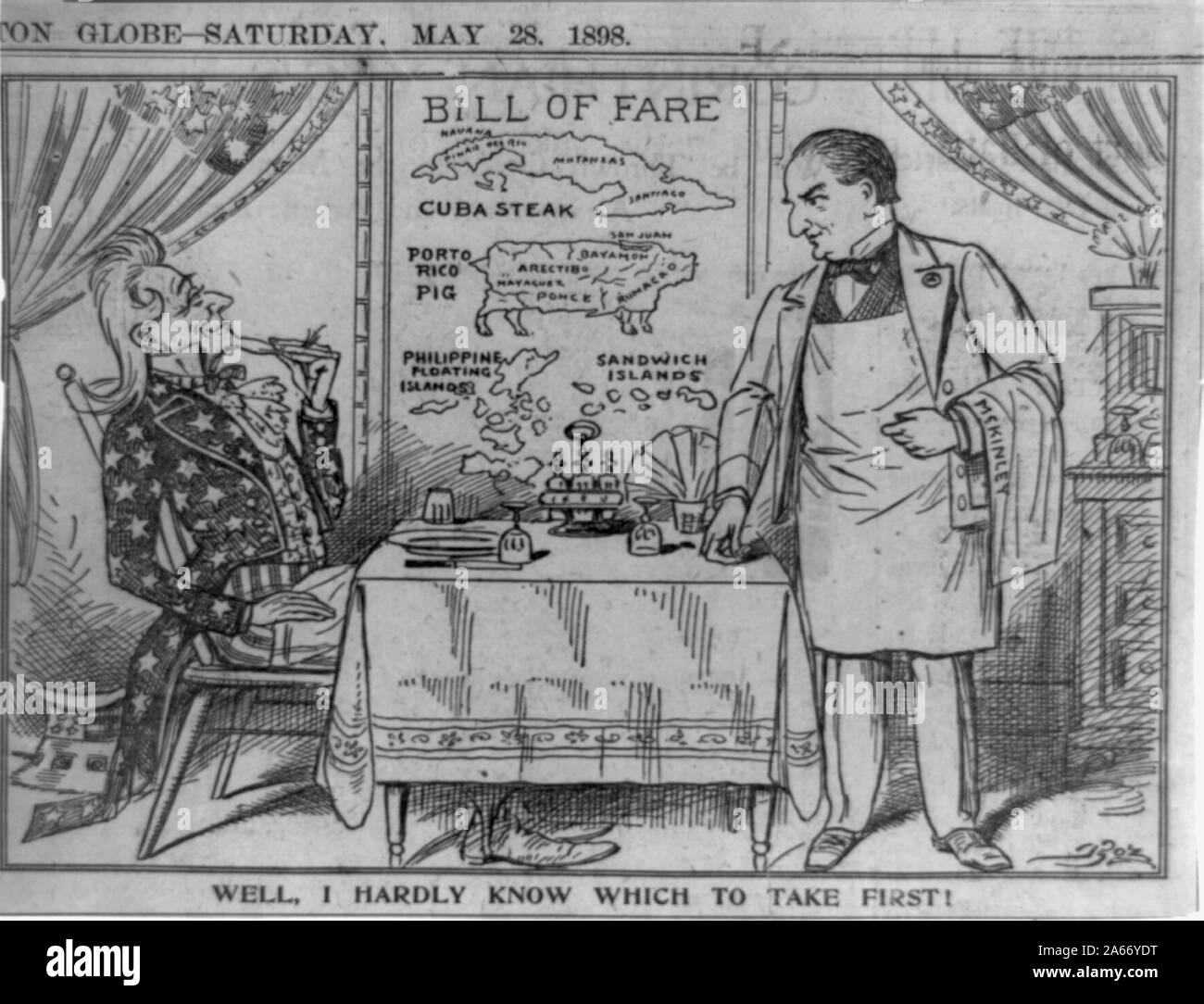 Eh bien, je ne sais pas qui de prendre d'abord ! Banque D'Images