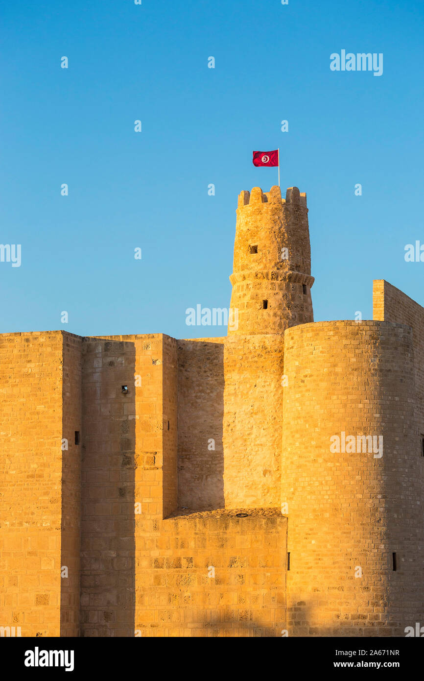La Tunisie, Monastir, Fort Banque D'Images