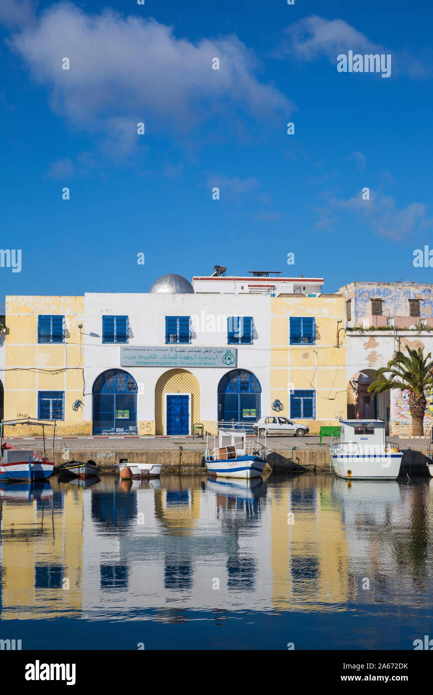 La Tunisie, Bizerte, le vieux port Banque D'Images