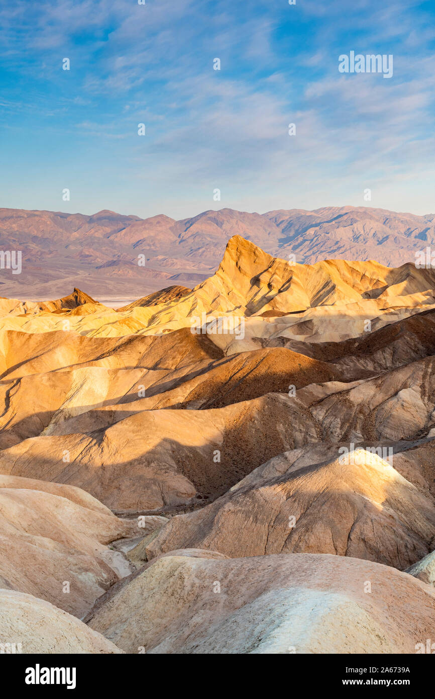 Zabriskie Point, Death Valley National Park, California, USA Banque D'Images