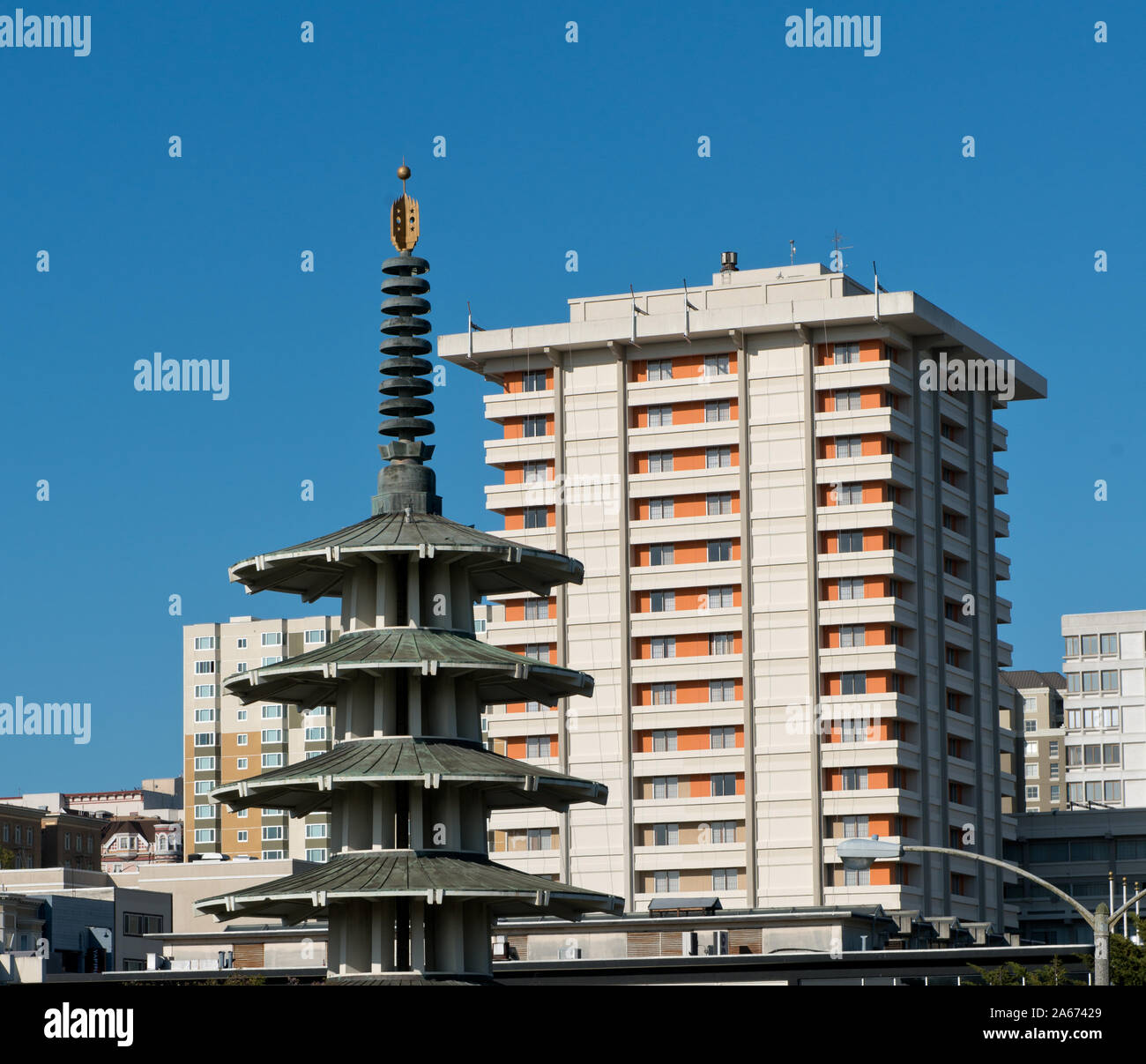 Outre l'Ouest quartier, San Francisco, Californie Banque D'Images