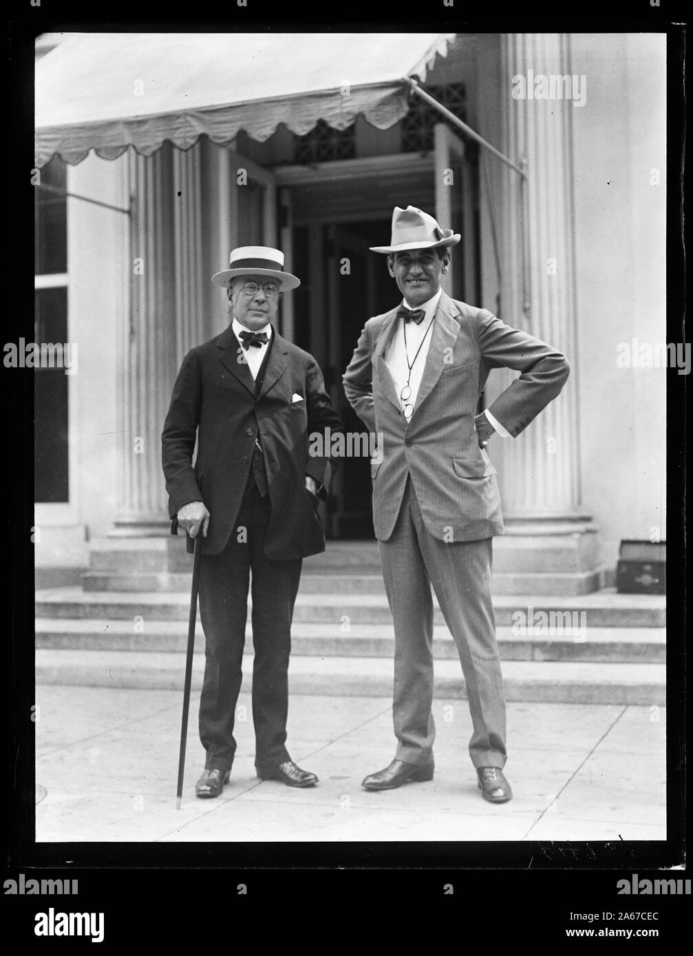 Les visiteurs de la Maison Blanche, Washington, D.C. Banque D'Images