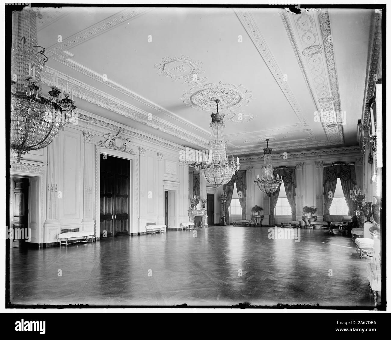 Maison blanche : East room Banque D'Images