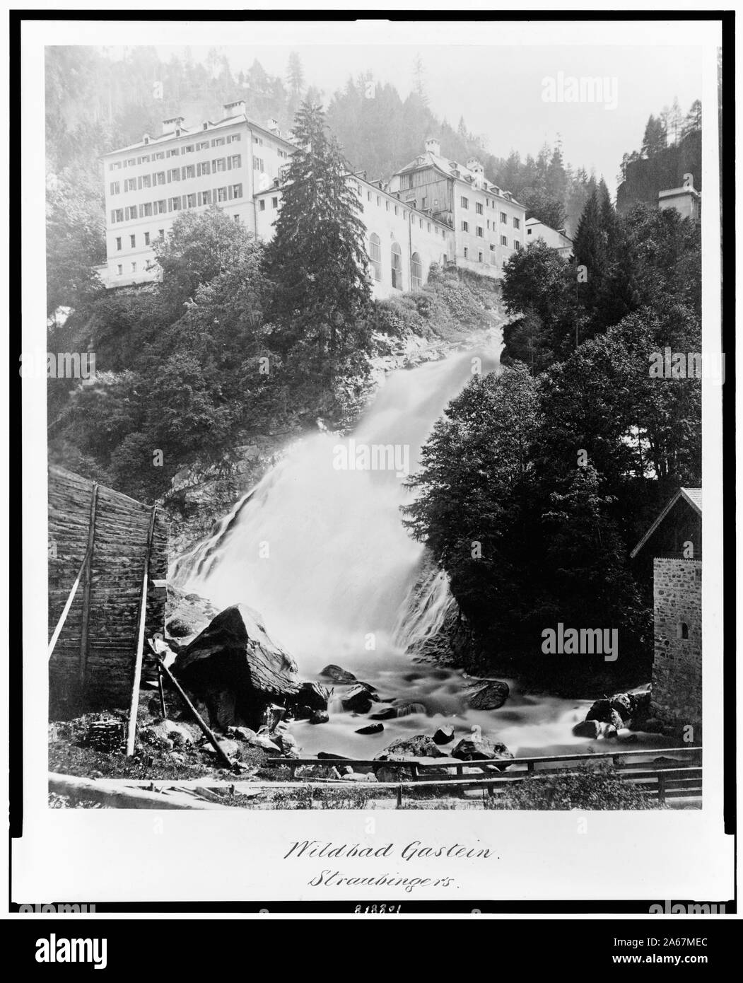 Wildbad Gastein. Les Straubinger Banque D'Images