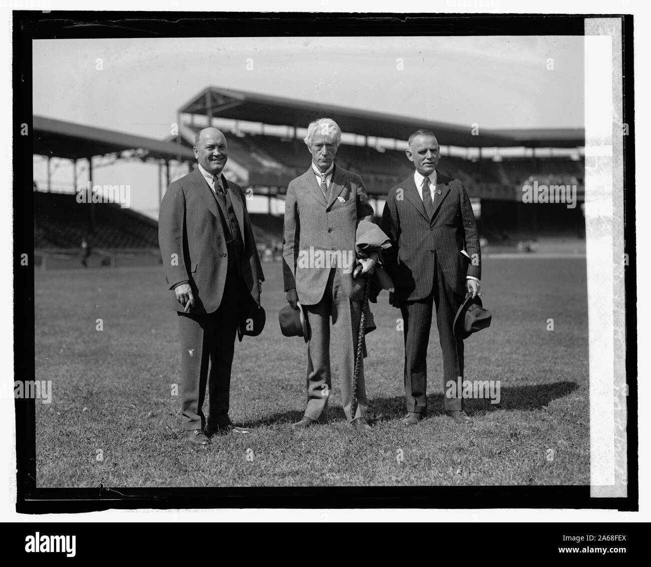 Wm. M. Richardson, le juge Landis, Clark Griffith, 10/2/24 Banque D'Images