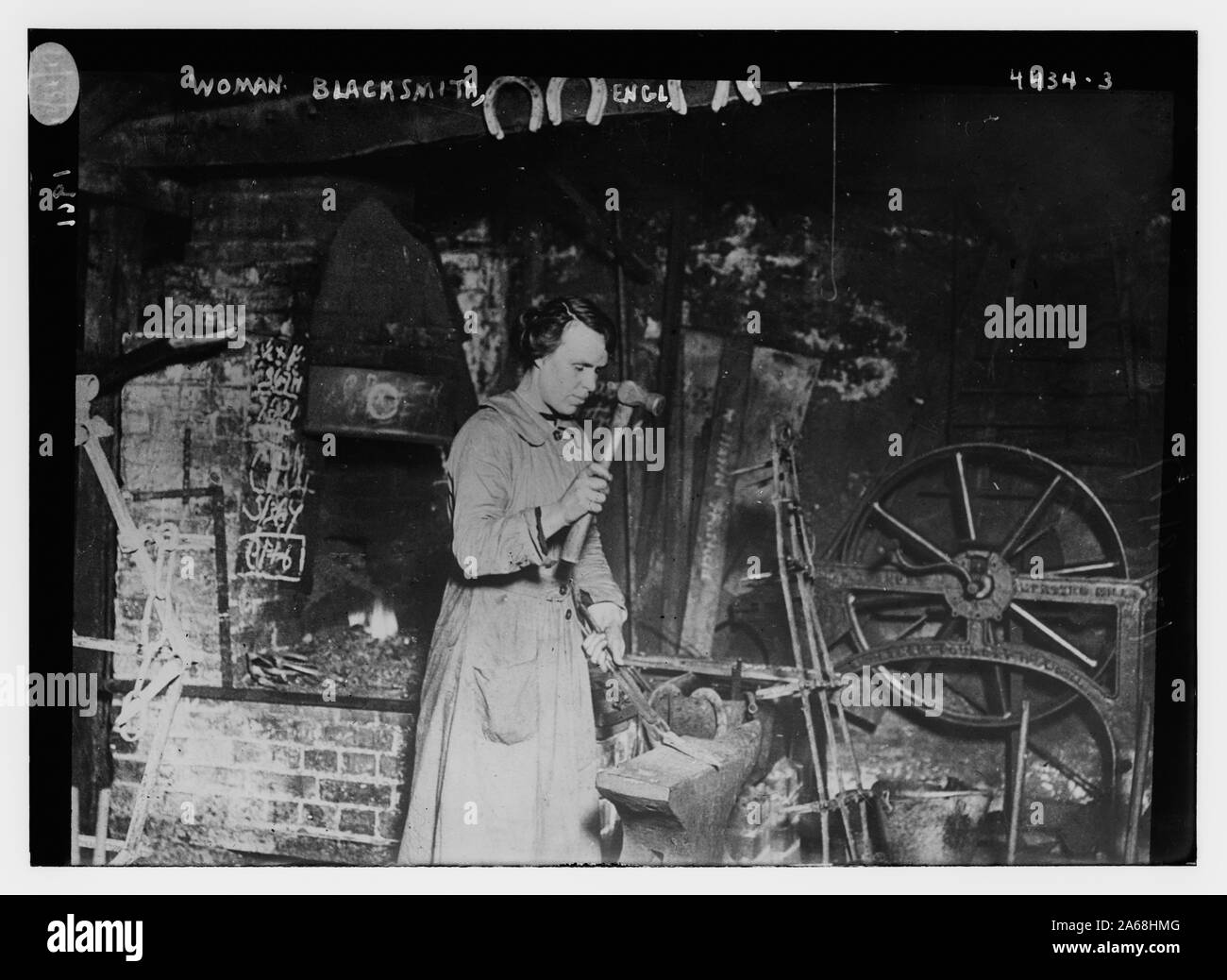 - Forgeron- ing. [C.-à-d. L'Angleterre] Banque D'Images