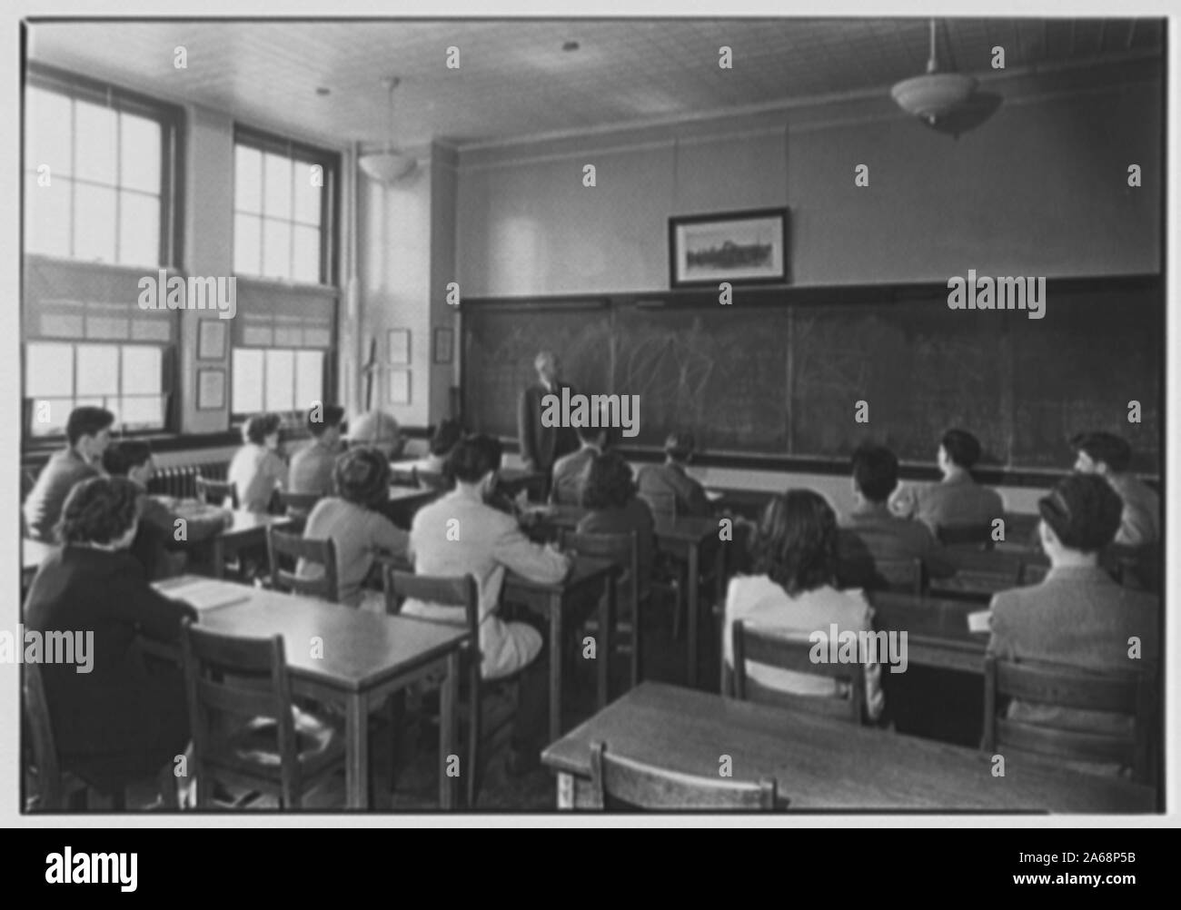 Woodmere Academy, Woodmere, Long Island. Banque D'Images