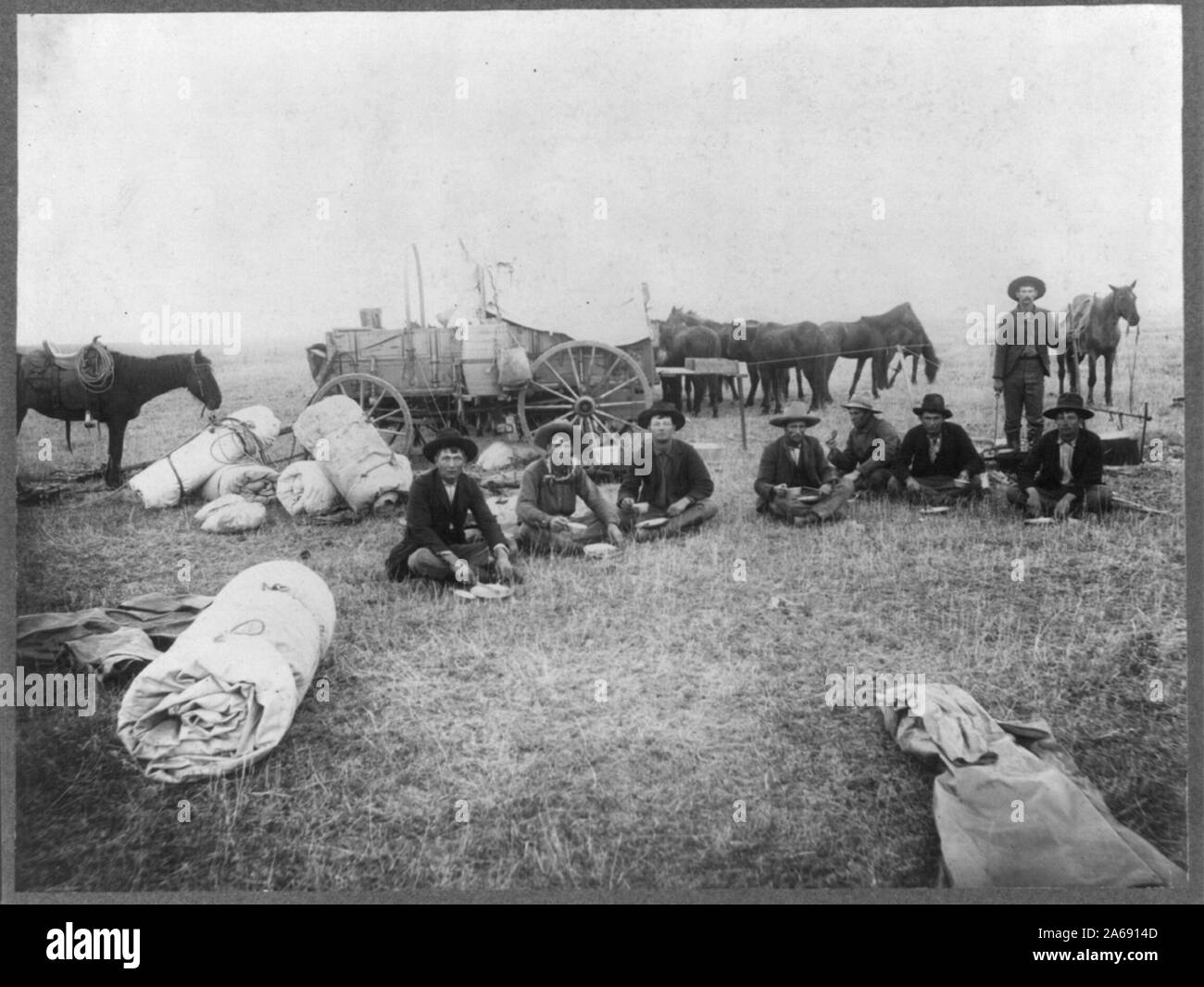 X I T wagon mess Banque D'Images