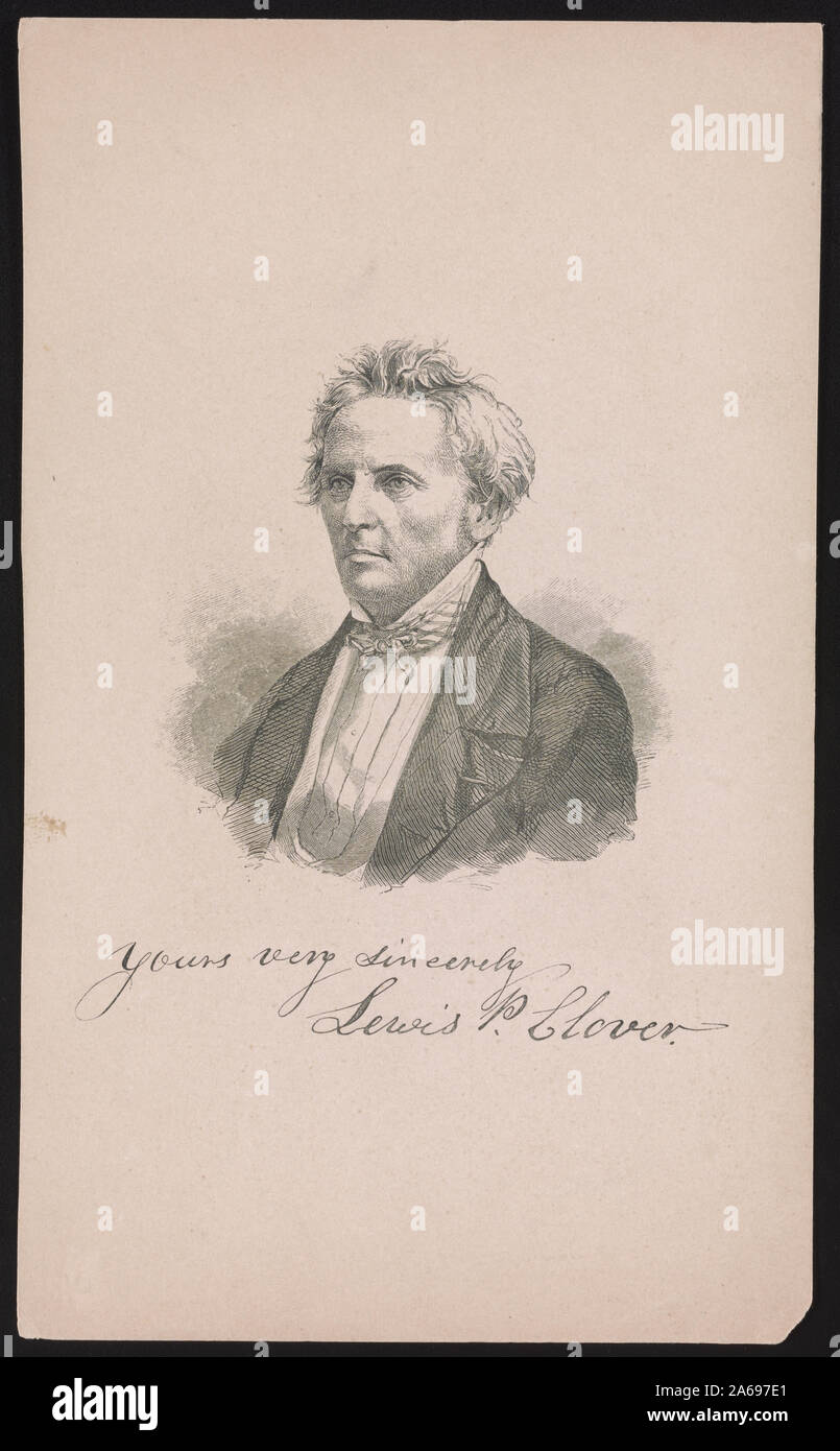 Très sincèrement vôtre Lewis P. Clover Banque D'Images
