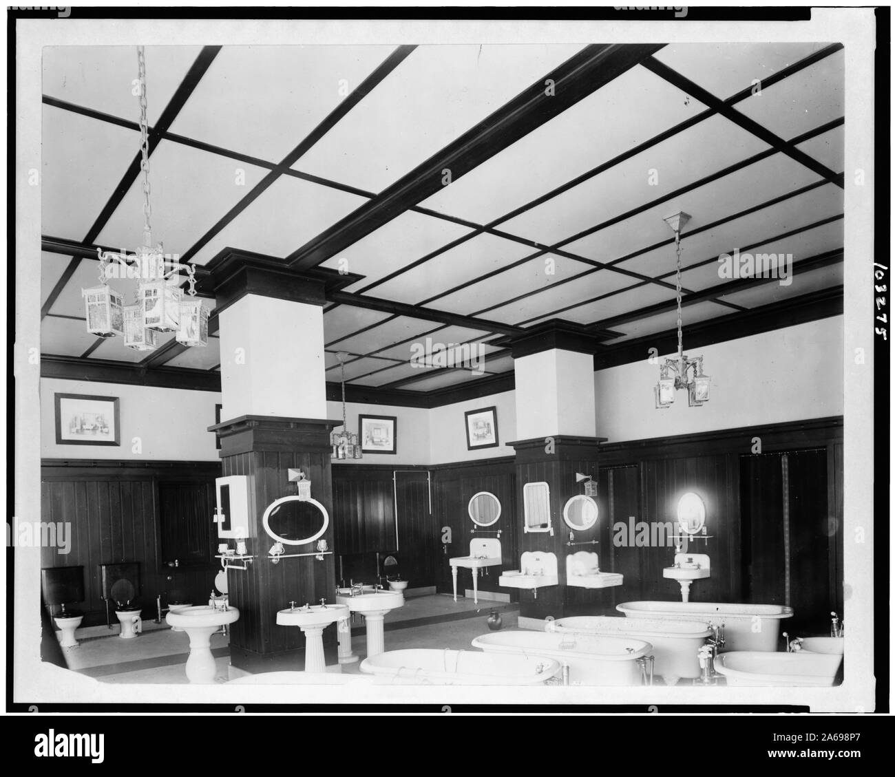 Zander Plumbing Supply Co. show room Banque D'Images