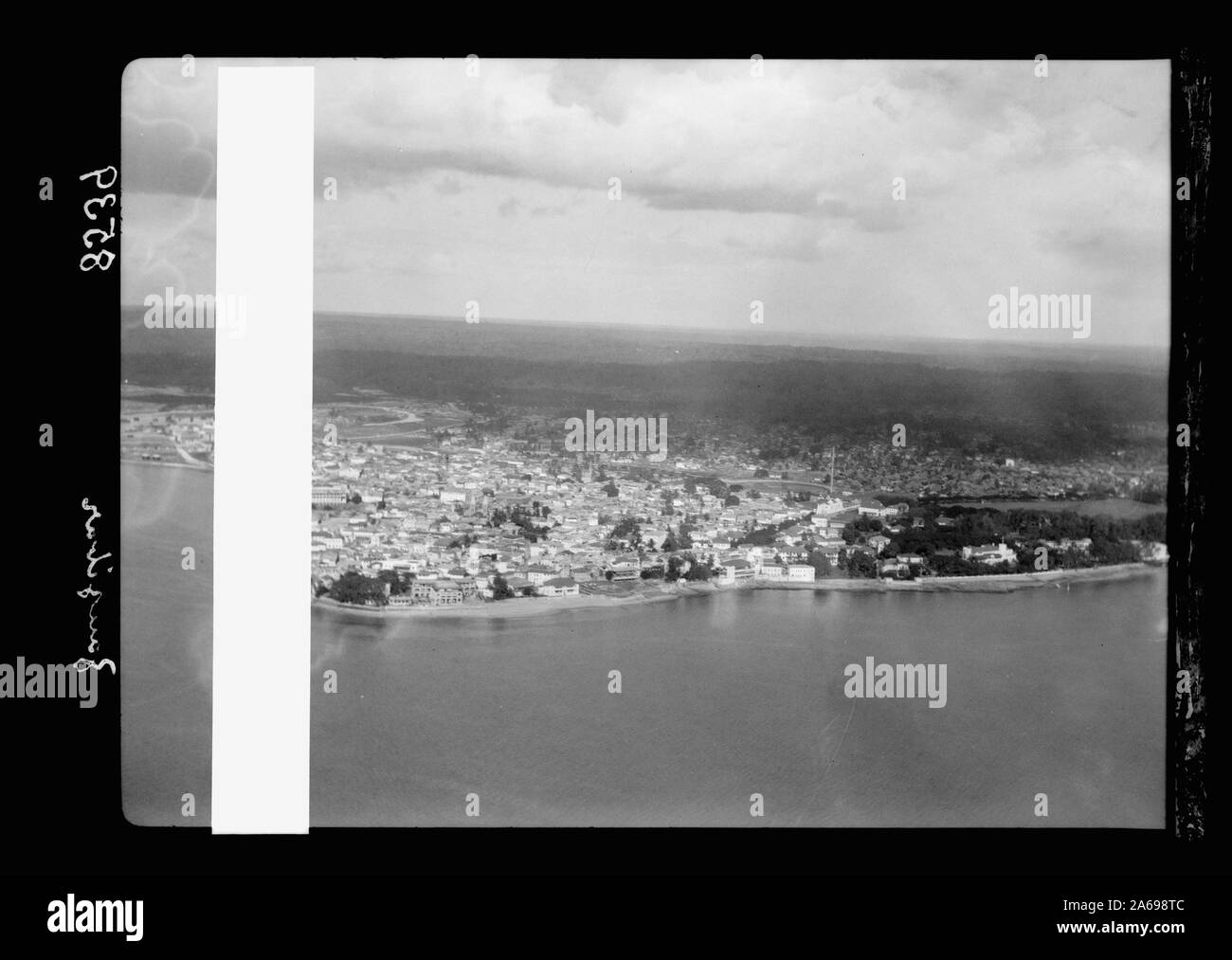 Zanzibar. Vue aérienne de la mer Banque D'Images