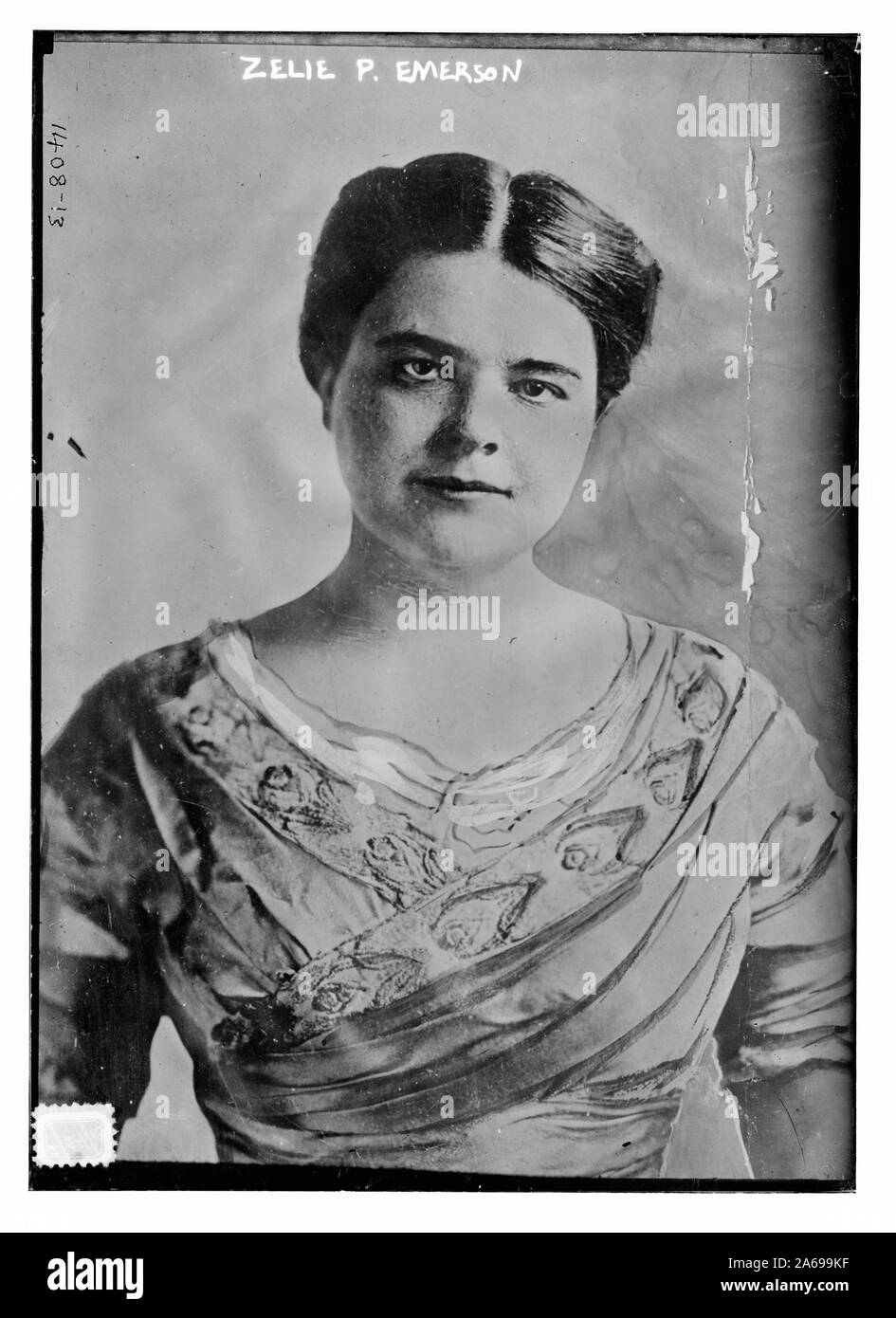 Zelie P. Emerson Banque D'Images