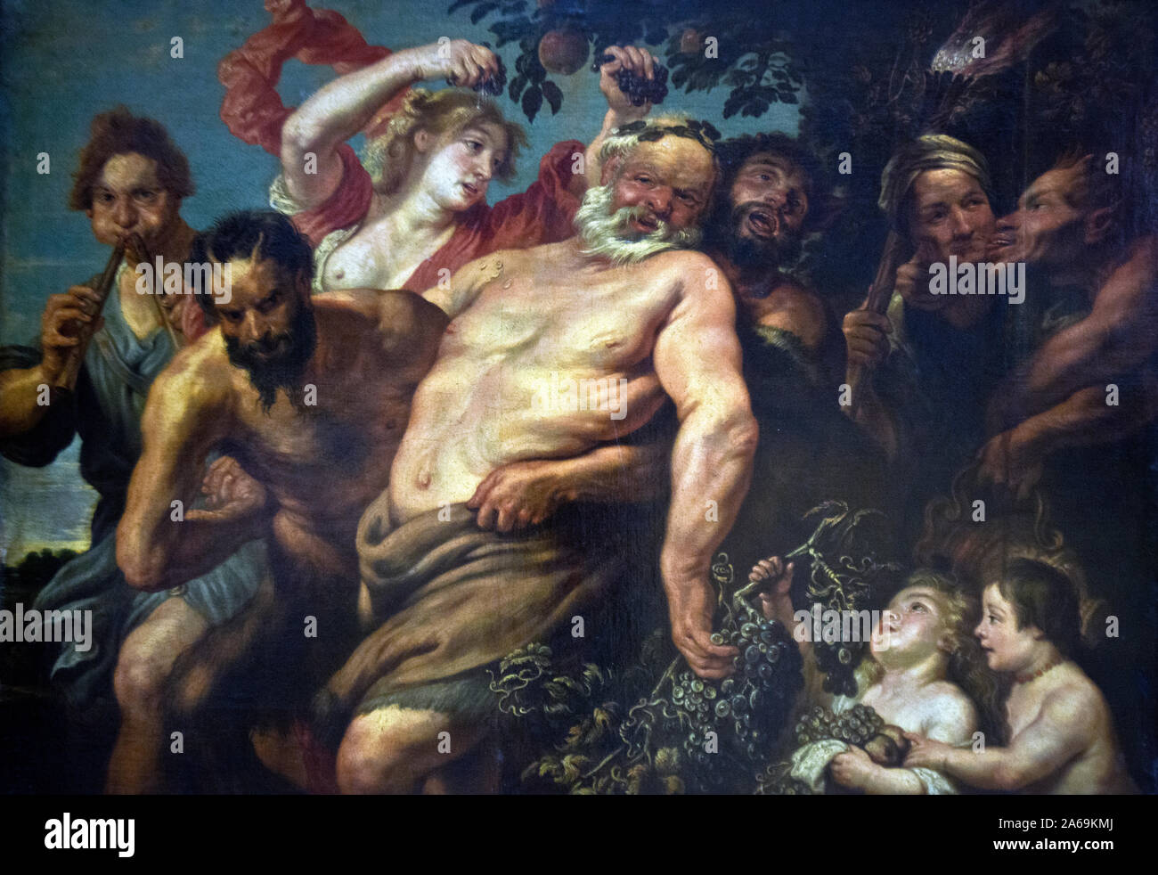 Peter Paul Rubens - Cortège de Silène Banque D'Images