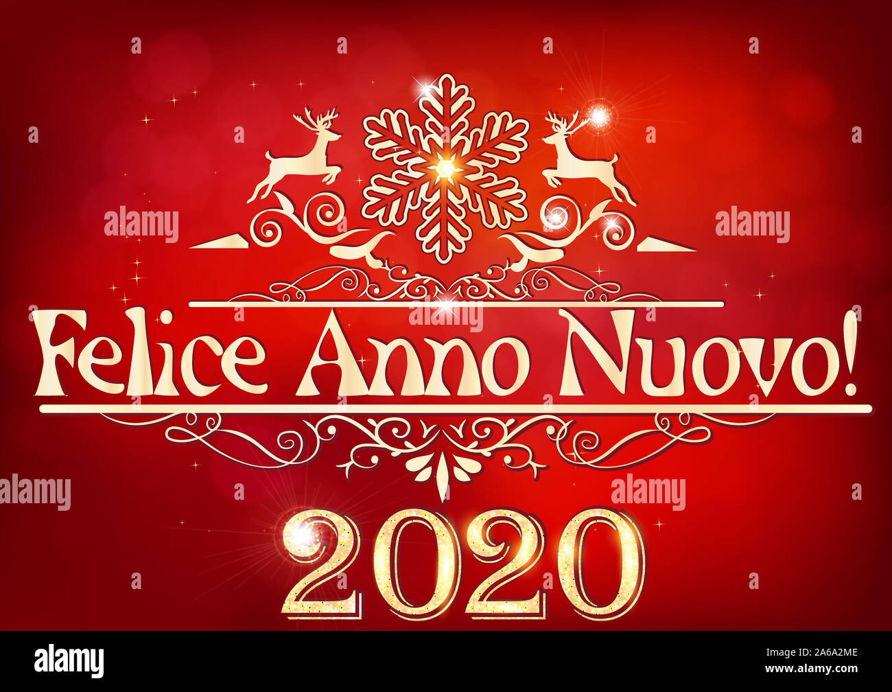 Bonne année en italien Banque de photographies et d'images à haute  résolution - Alamy