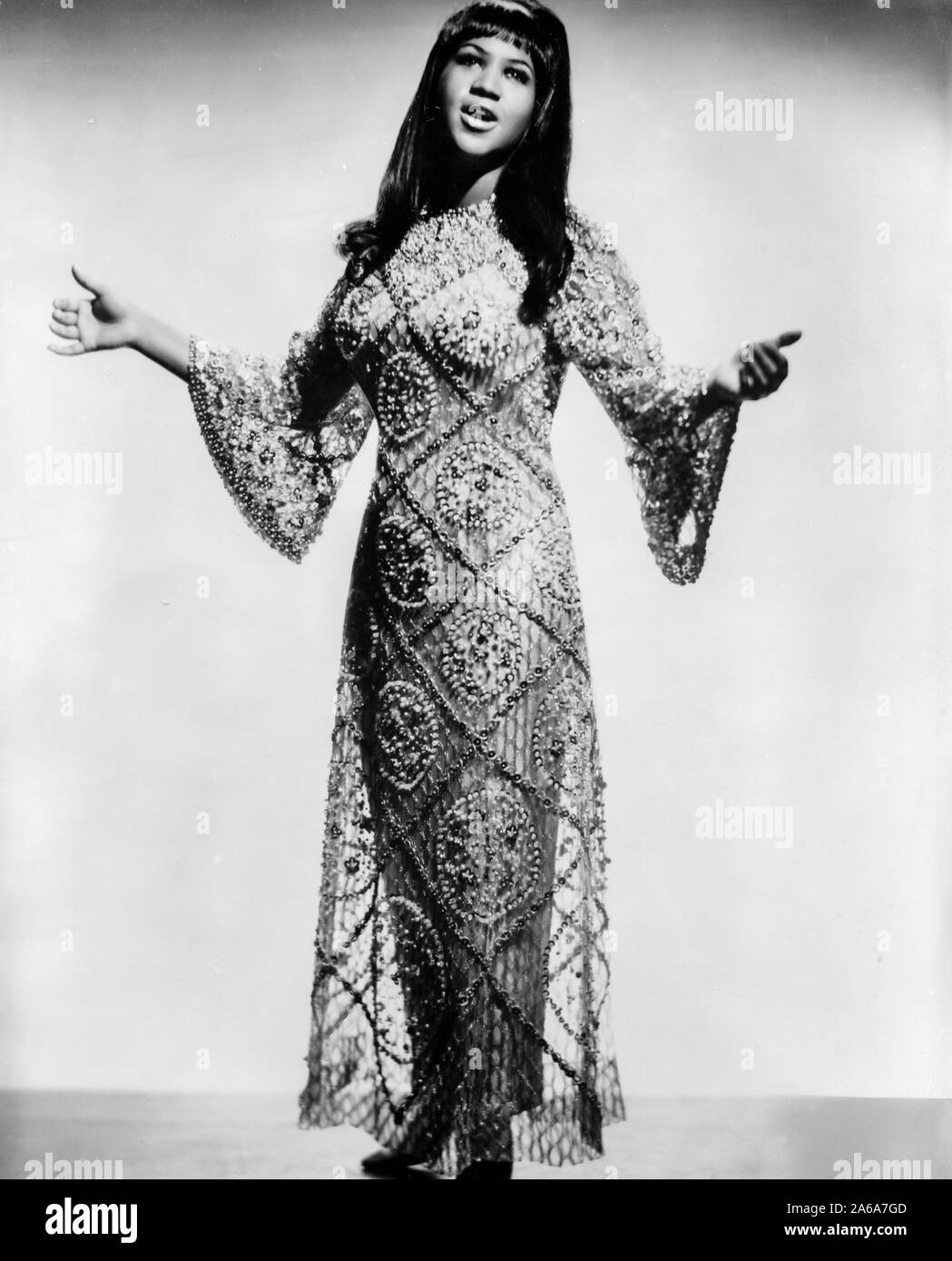 Aretha Franklin, 1960 Banque D'Images