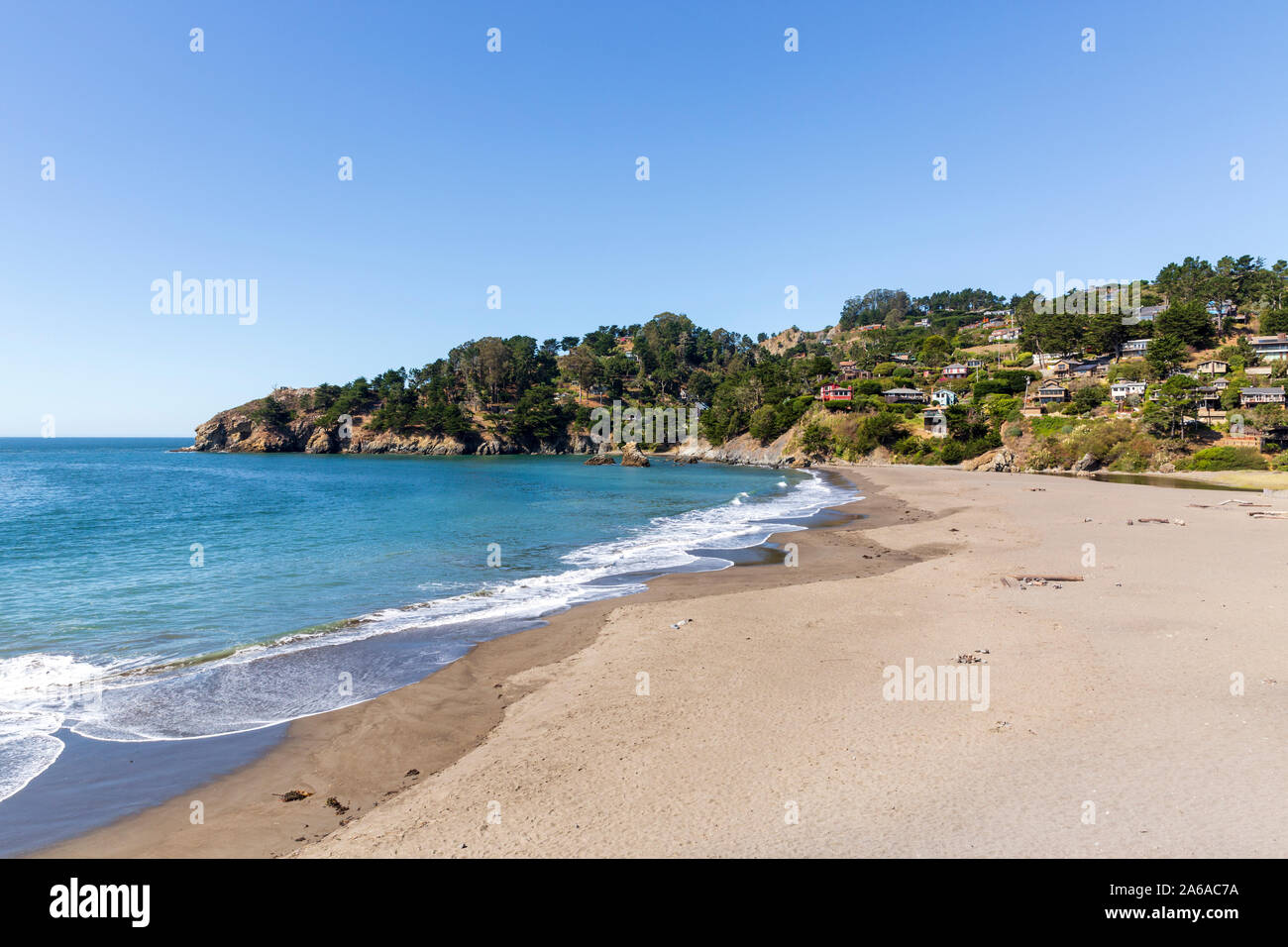 Muir Beach dans l'ouest de Marin County, Californie, USA Banque D'Images