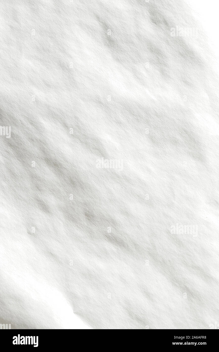 La texture du papier froissé blanc Banque D'Images