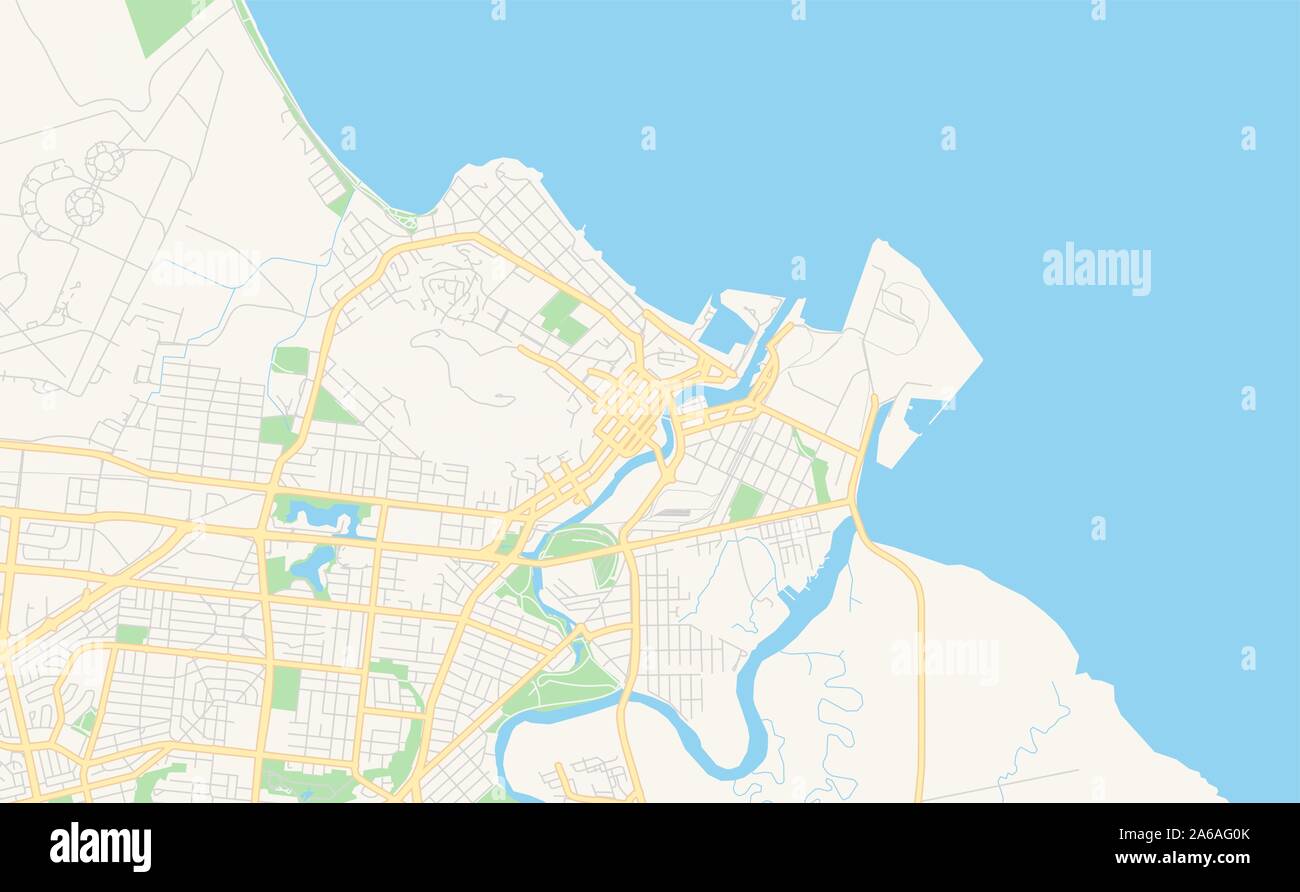 Version Imprimable La Carte Des Rues De Townsville Australie Modele De Carte Pour Un Usage En Entreprise Image Vectorielle Stock Alamy