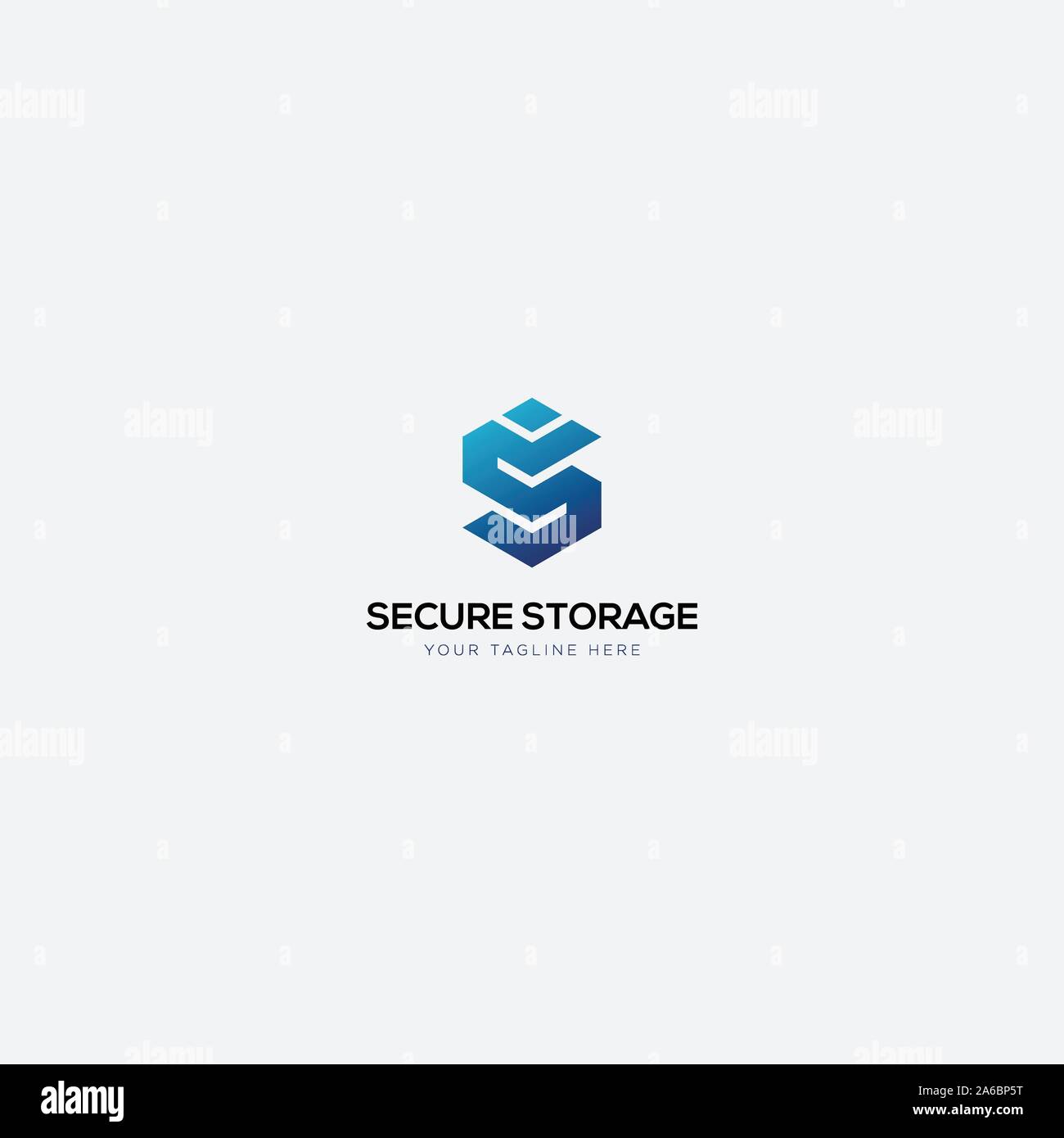 Stockage sécurisé de documents dessins de logos Illustration de Vecteur