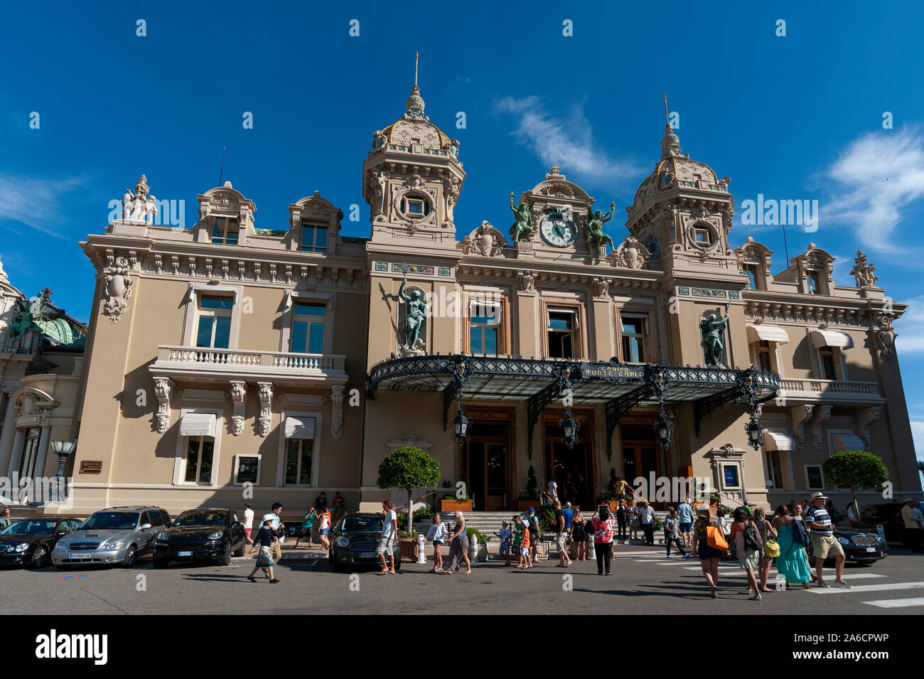Casino, Montecarlo, Principauté de Monaco. Banque D'Images