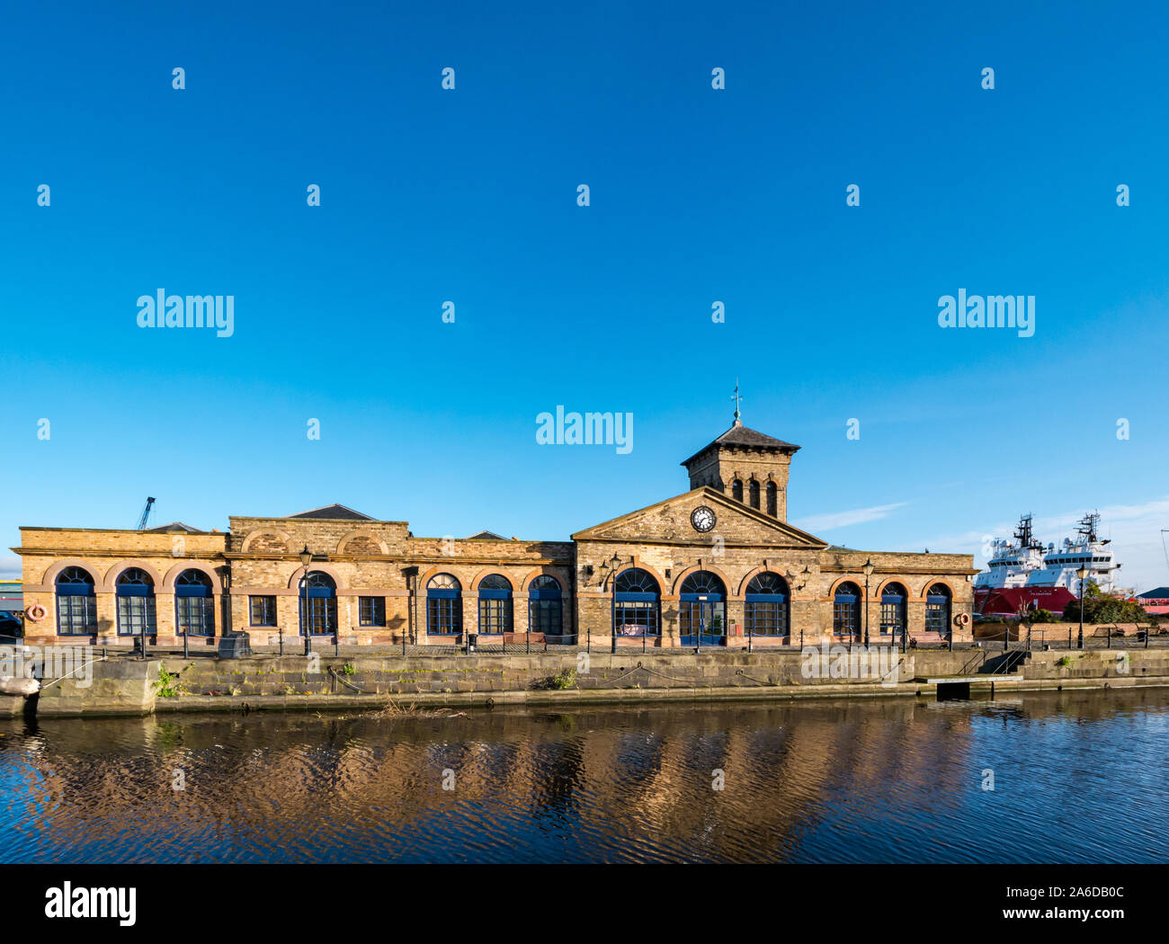 Les Ports de suite office, Albert Dock, le port de Leith, Édimbourg, Écosse, Royaume-Uni Banque D'Images