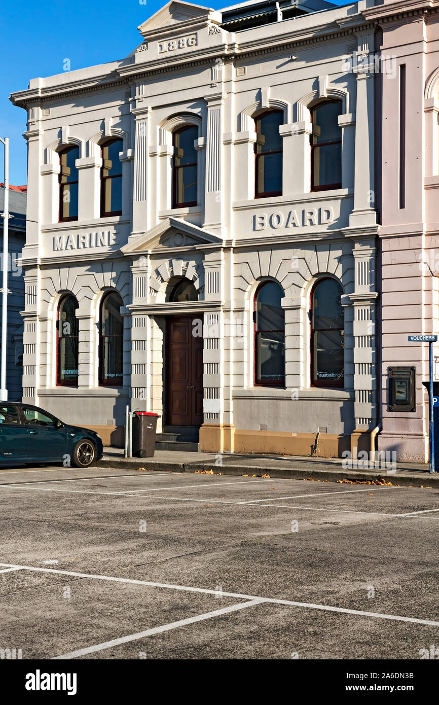 Hobart Australie / Le conseil maritime vers 1886 à Hobart Tasmanie,Bâtiment,l'Australie.Hobart possède une riche histoire maritime.Pour plus de 200 cents ans Ta Banque D'Images