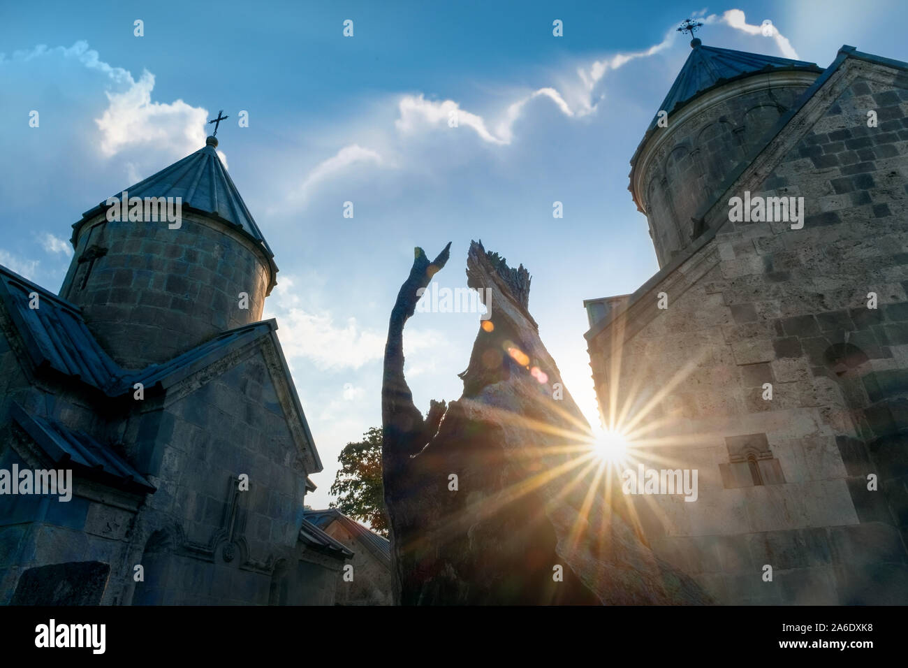 Le monastère d'Haghartsine Dilijan et ses temples Banque D'Images