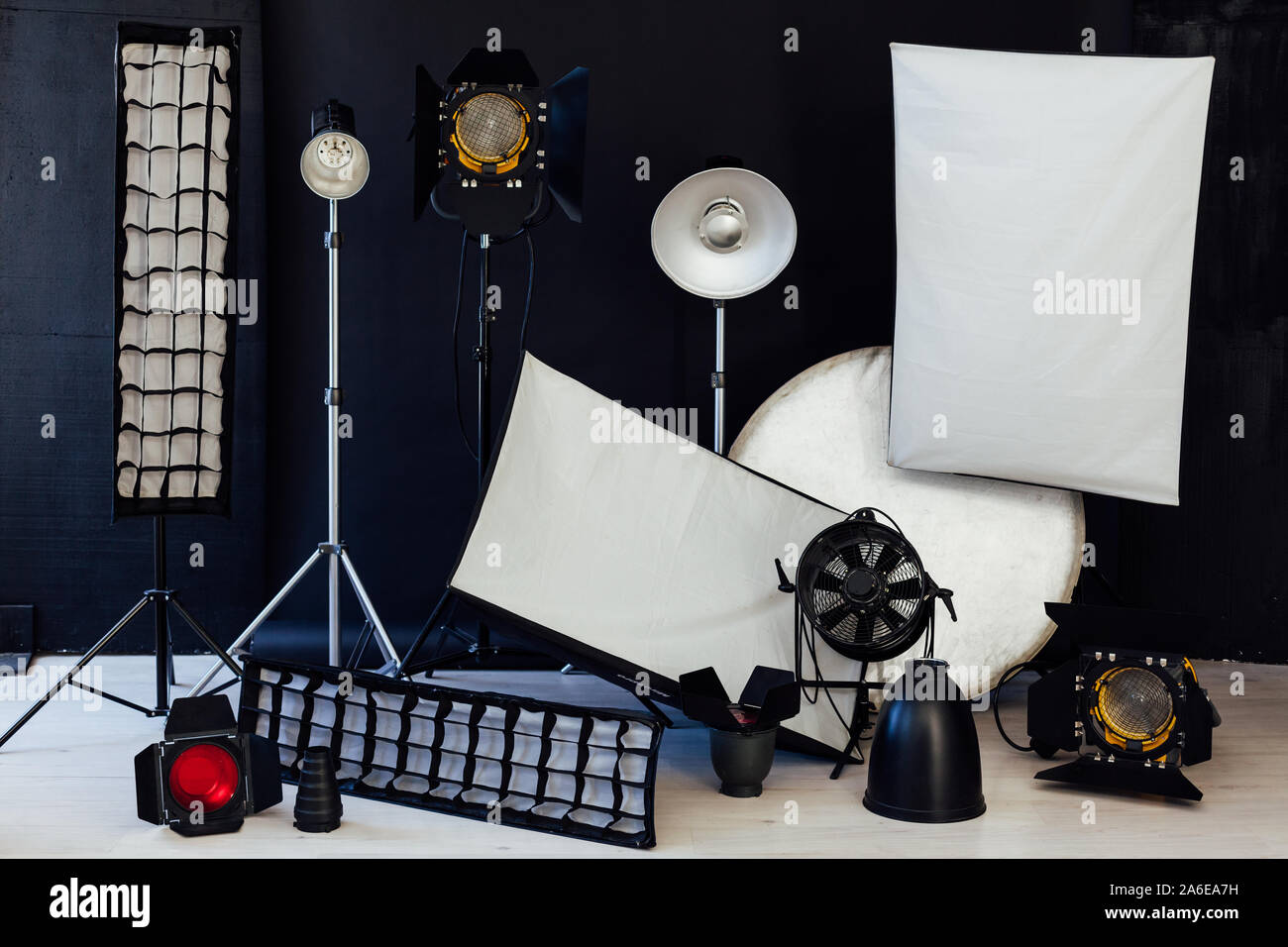Photo studio flash outillage et accessoires d'un photographe professionnel  Photo Stock - Alamy
