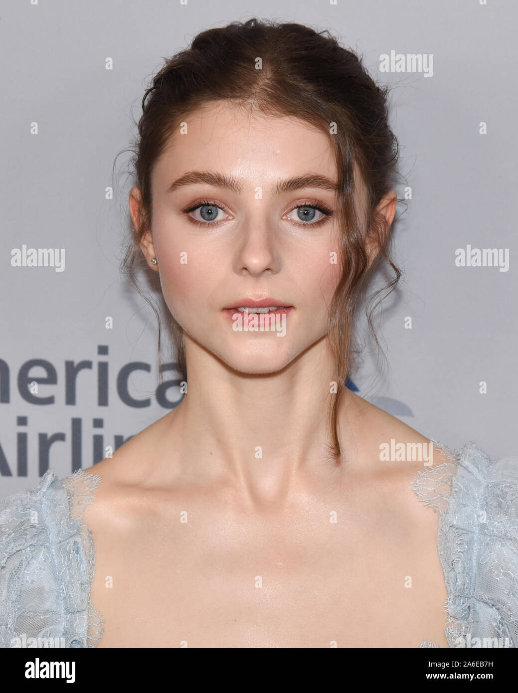 25 octobre 2019, Los Angeles, Californie, USA : Thomasin McKenzie assiste à la British Academy 2019 Britannia Awards présentés par American Airlines et Jaguar Land Rover. (Crédit Image : © ZUMA/Bennight Billy sur le fil) Banque D'Images