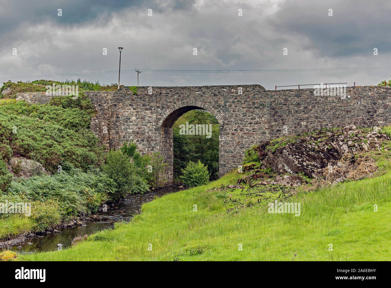 L'Allt Dhuirinish bridge, en Écosse Banque D'Images