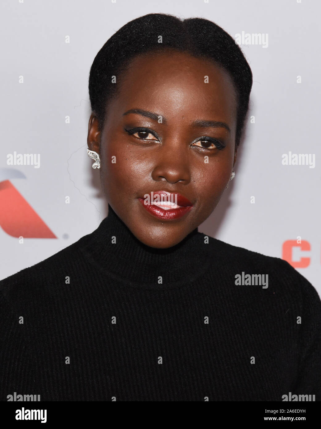 25 octobre 2019, Los Angeles, Californie, USA : Lupita Nyong'o assiste à la British Academy 2019 Britannia Awards présentés par American Airlines et Jaguar Land Rover. (Crédit Image : © ZUMA/Bennight Billy sur le fil) Banque D'Images