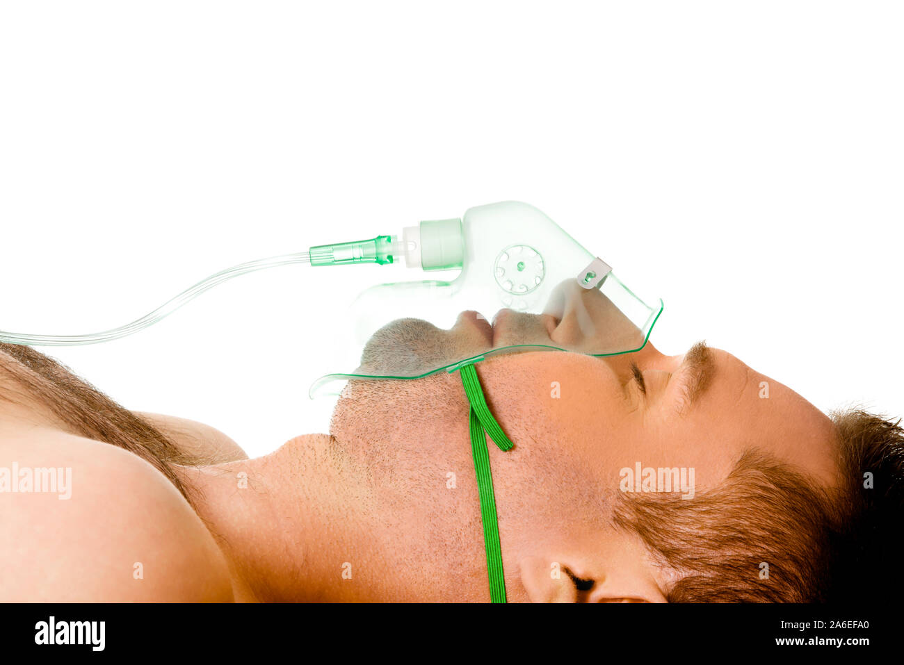 Homme Inconscient Homme inconscient respiration Banque de photographies et d’images à ...