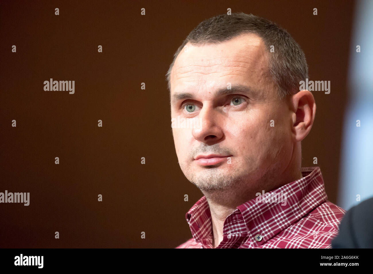 Oleg Sentsov, Ukrainien, cinéaste, écrivain et militant de la Crimée, à Gdansk, Pologne. 25 octobre 2019 © Wojciech Strozyk / Alamy Stock Photo Banque D'Images