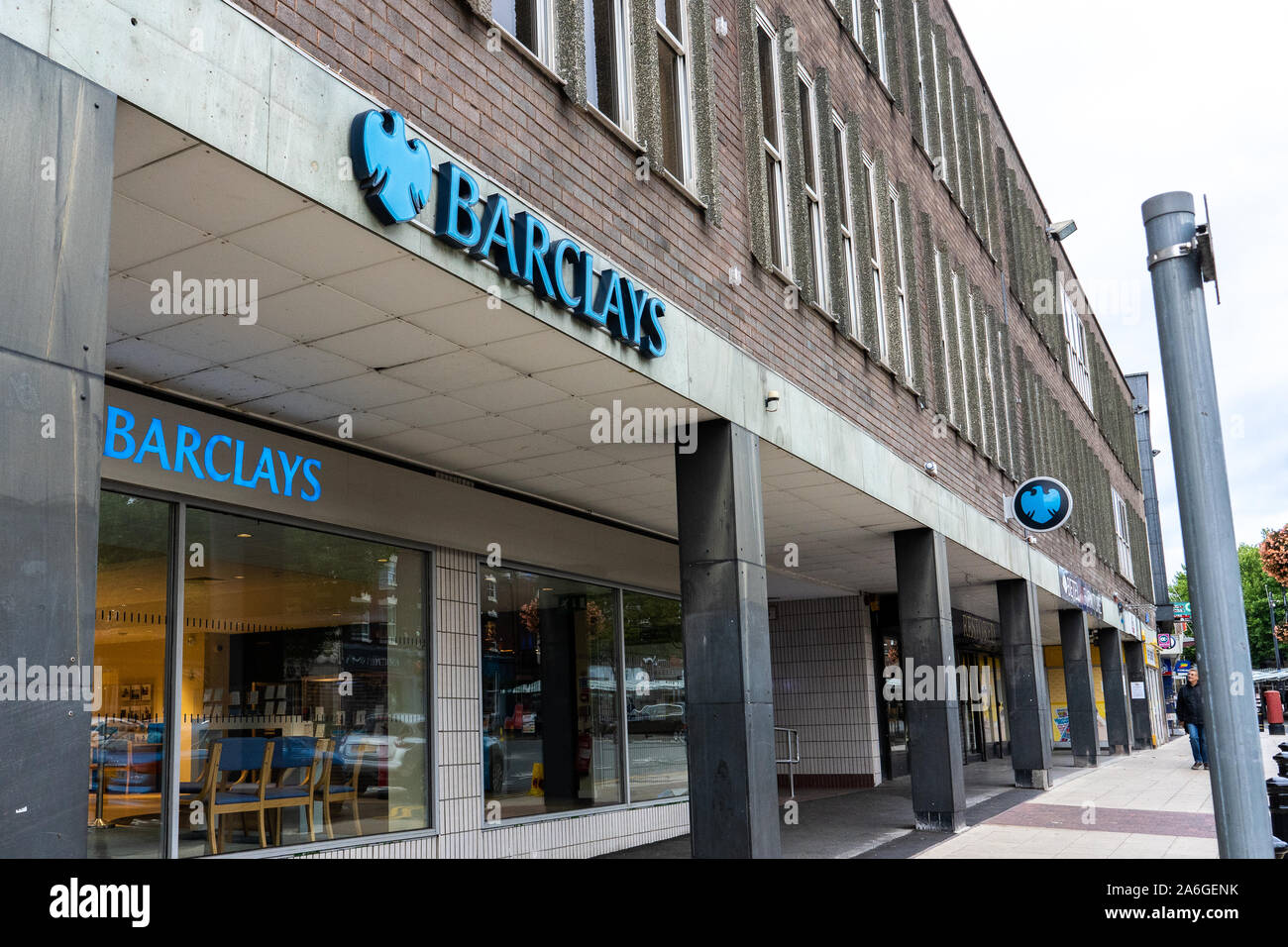 Barclays Bank sur la high street à Newcastle Under Lyme près de Stoke on Trent, Banque D'Images