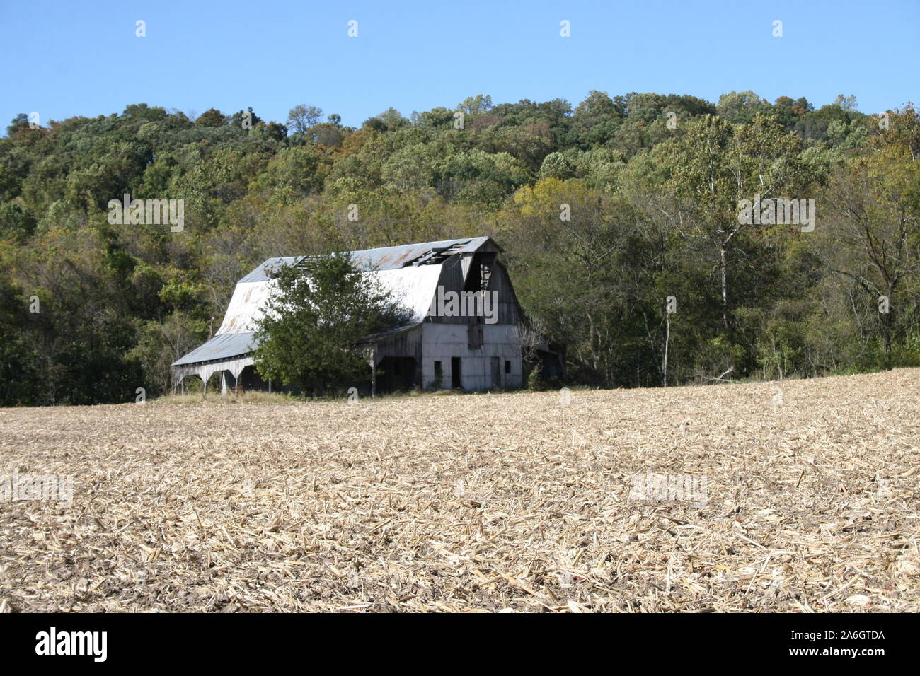 Ferme du Midwest d'antan bye. Banque D'Images