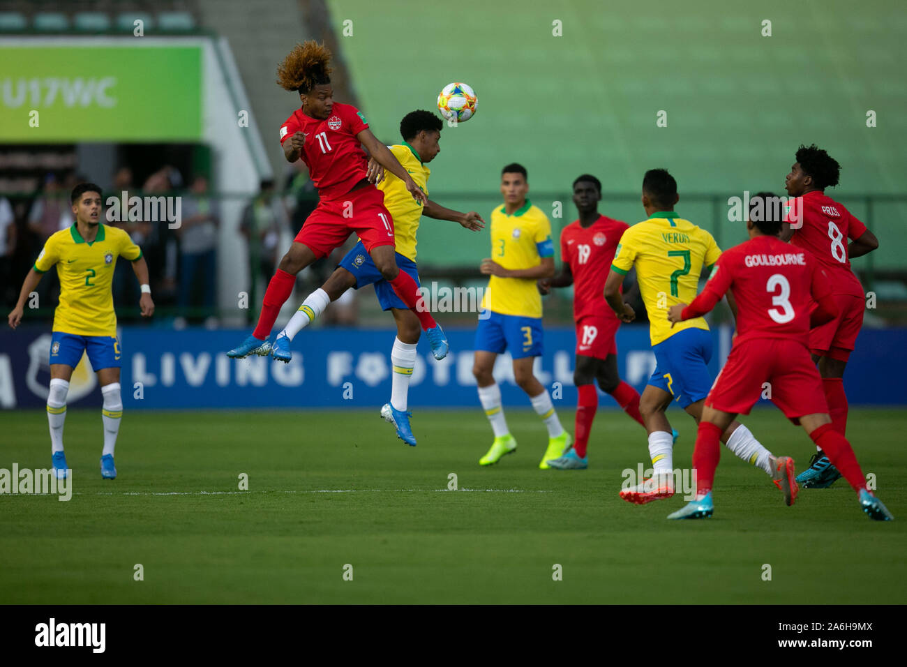 Brasilia, Brésil. 26Th Oct, 2019. U17 Coupe du Monde : Brésil v Canada Brasília, DF - 26.10. Crédit : Foto Arena LTDA/Alamy Live News Banque D'Images