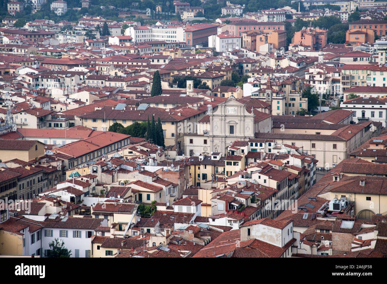 Basilica di San Marco Renaissance (basilique San Marco) dans le centre historique de Florence dans la liste du patrimoine mondial par l'UNESCO à Florence, Toscane, Italie. Aug Banque D'Images
