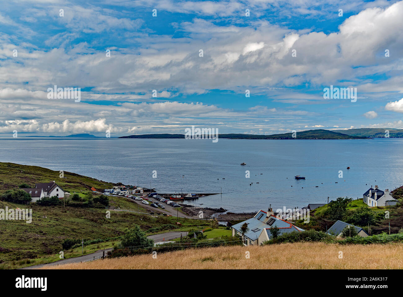 Elgol village de pêcheurs, île de Skye Banque D'Images