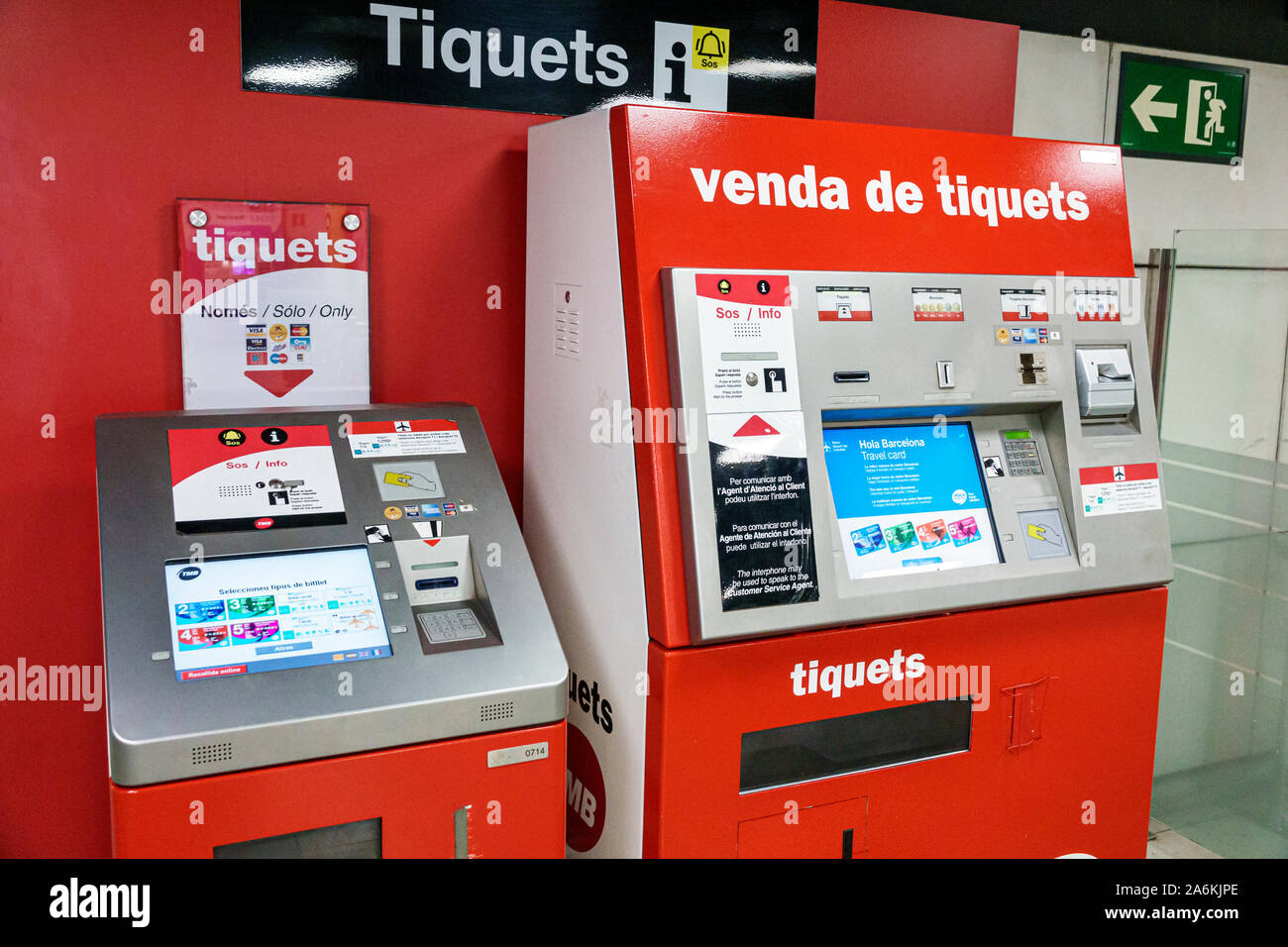 Metro ticket barcelona Banque de photographies et d'images à haute  résolution - Alamy