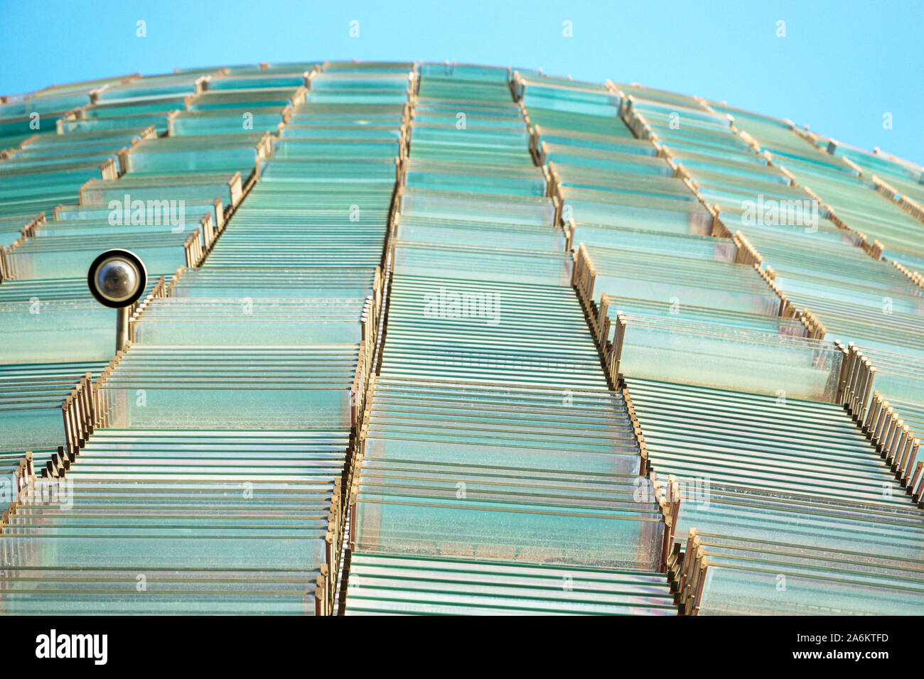 Barcelone Espagne,Catalogne Poblenou,Torre Glories,Agbar Tower,gratte-ciel,architecte Jean nouvel,architecture high-tech,Expressionisme structurel,gros plan Banque D'Images