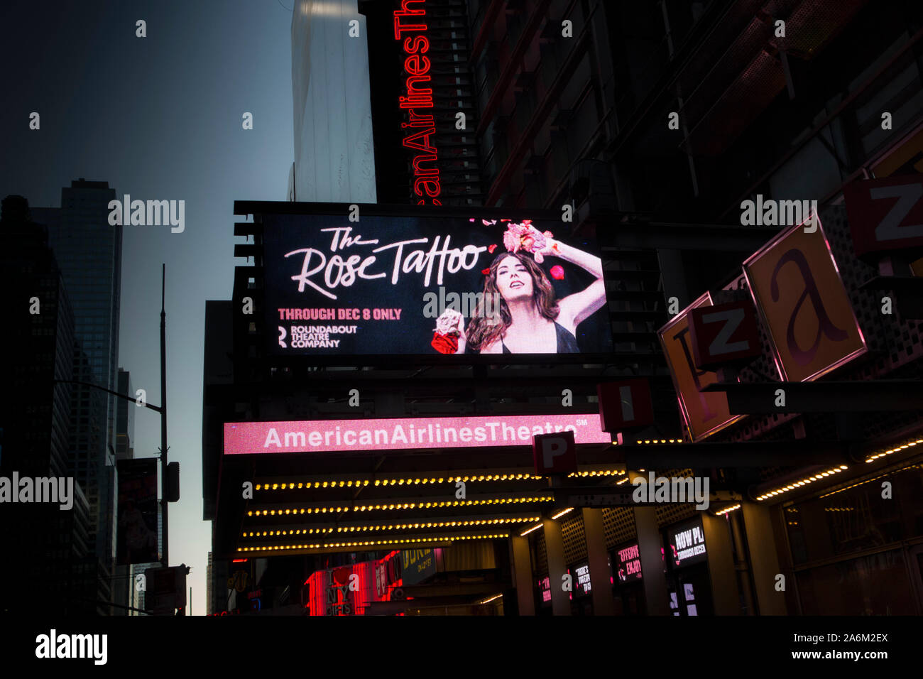 'La Rose Tattoo" de Tennessee Williams avec Marissa Tomei à l'American Airlines Theatre, New York City, NY Banque D'Images