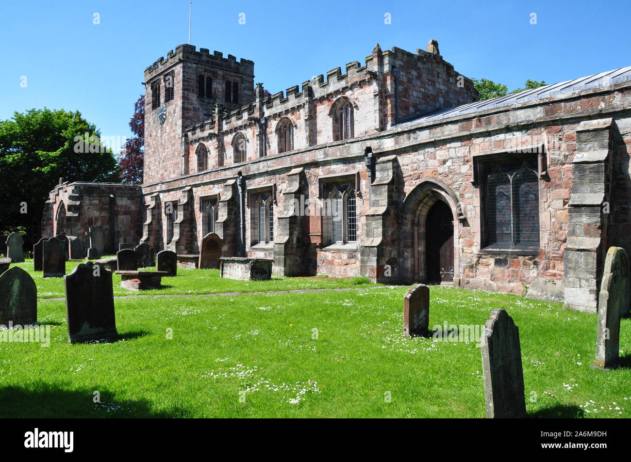 L'église Saint-Laurent, Appleby, Cumbria Banque D'Images