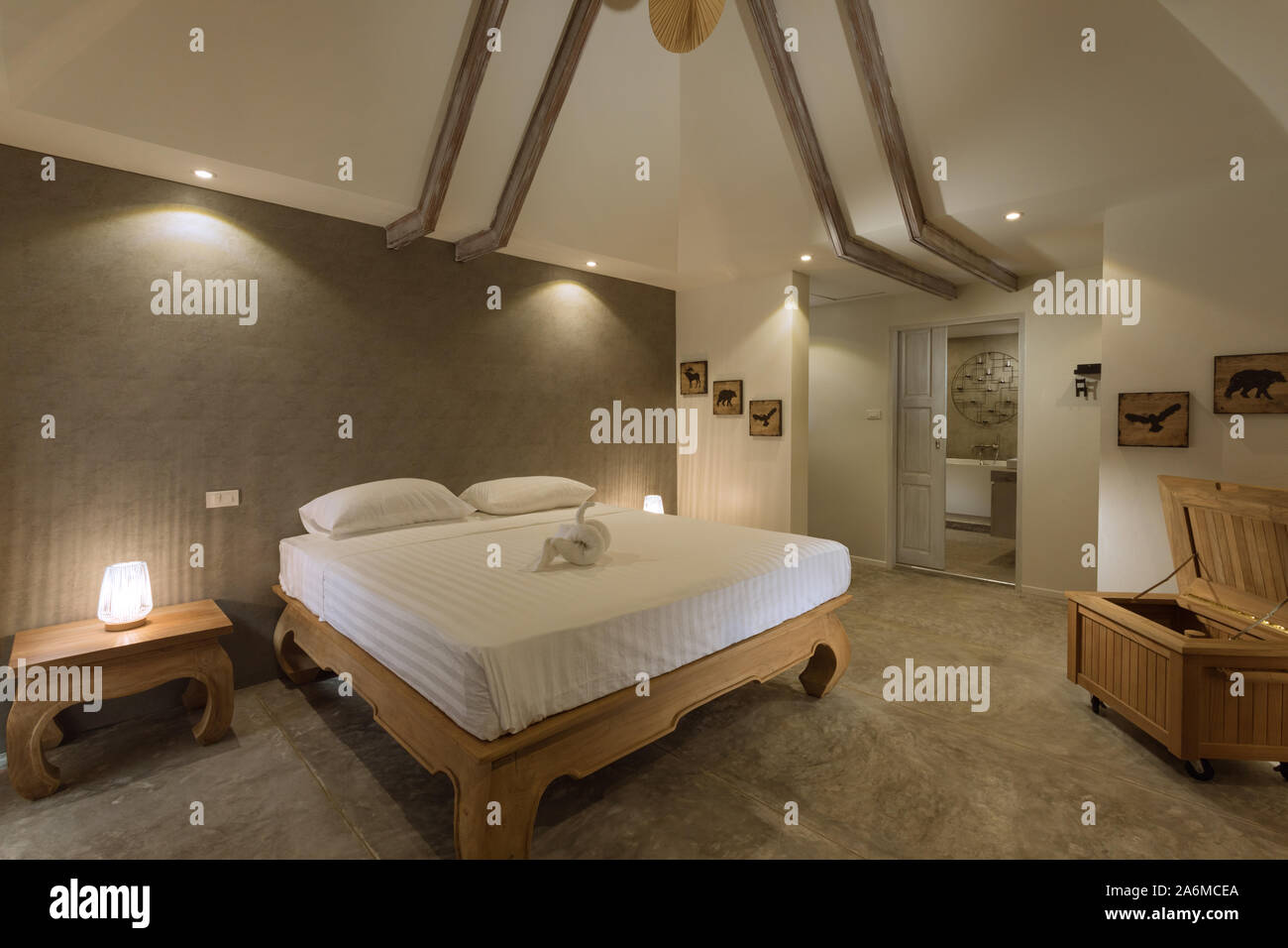 chambre à coucher Banque D'Images