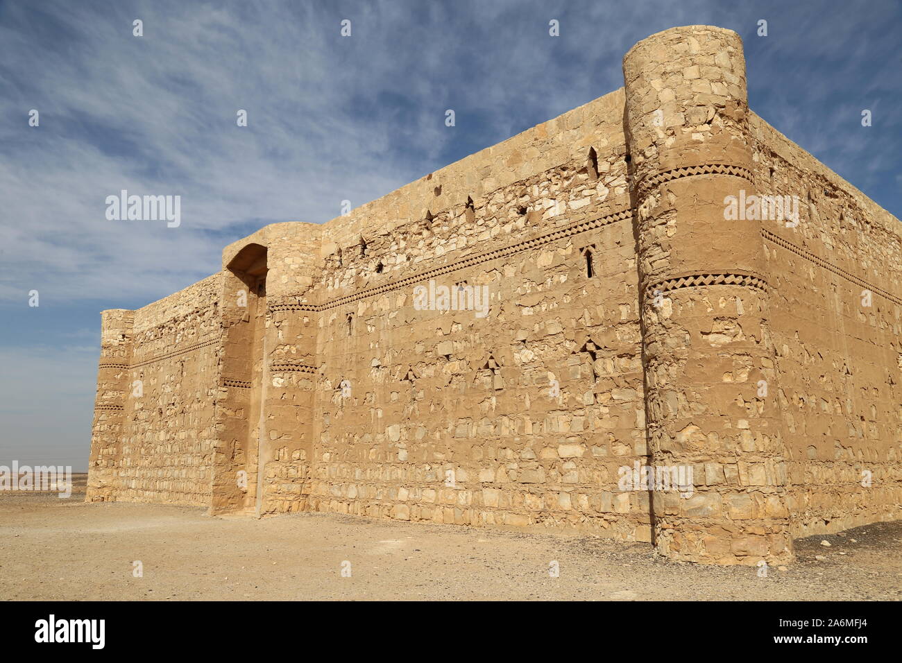 Qasr Al Kharana, Umayyad Période Desert Castle, Amman Goverorate, Jordanie, Moyen-Orient Banque D'Images