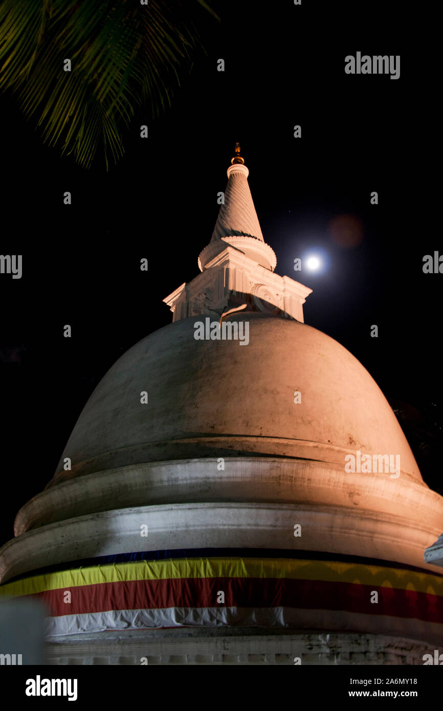 Le temple à l'Vidyodaya Pirivena (collège monastique), à Colombo, 10 Maradana, Sri Lanka. Le 31 mai 2007. Banque D'Images